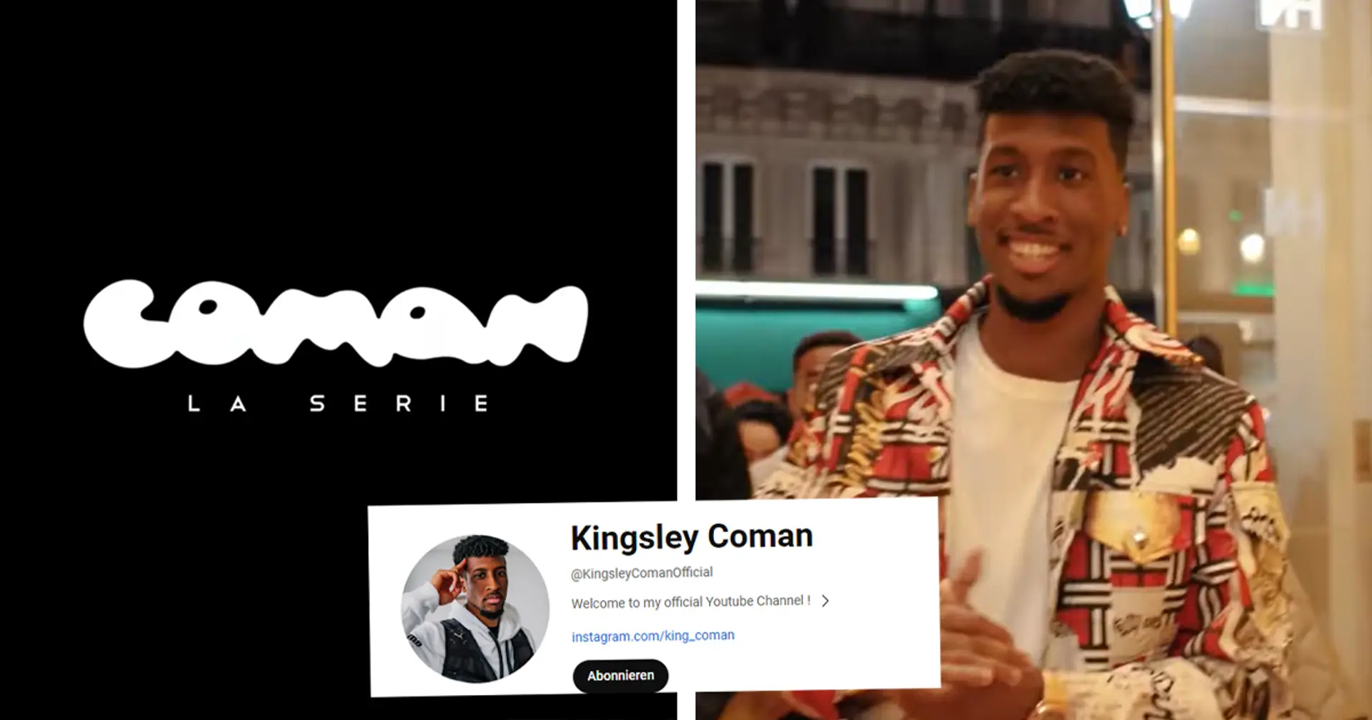 Wusstet ihr, dass Kingsley Coman einen YouTube-Kanal hat? Viele von euch haben wohl mehr Followers als Bayern-Star