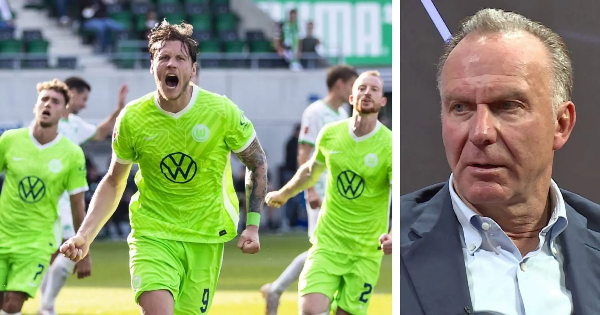 Rummenigge: Wenn Bayern so weiterspielt, wird Wolfsburg vom Platz 1 verdrängt
