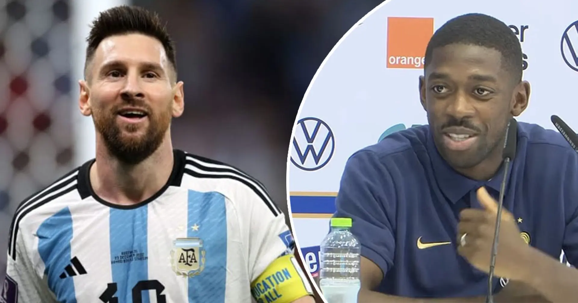 "Messi mérite de gagner la Coupe du monde, mais la France aussi": Dembele avant la finale