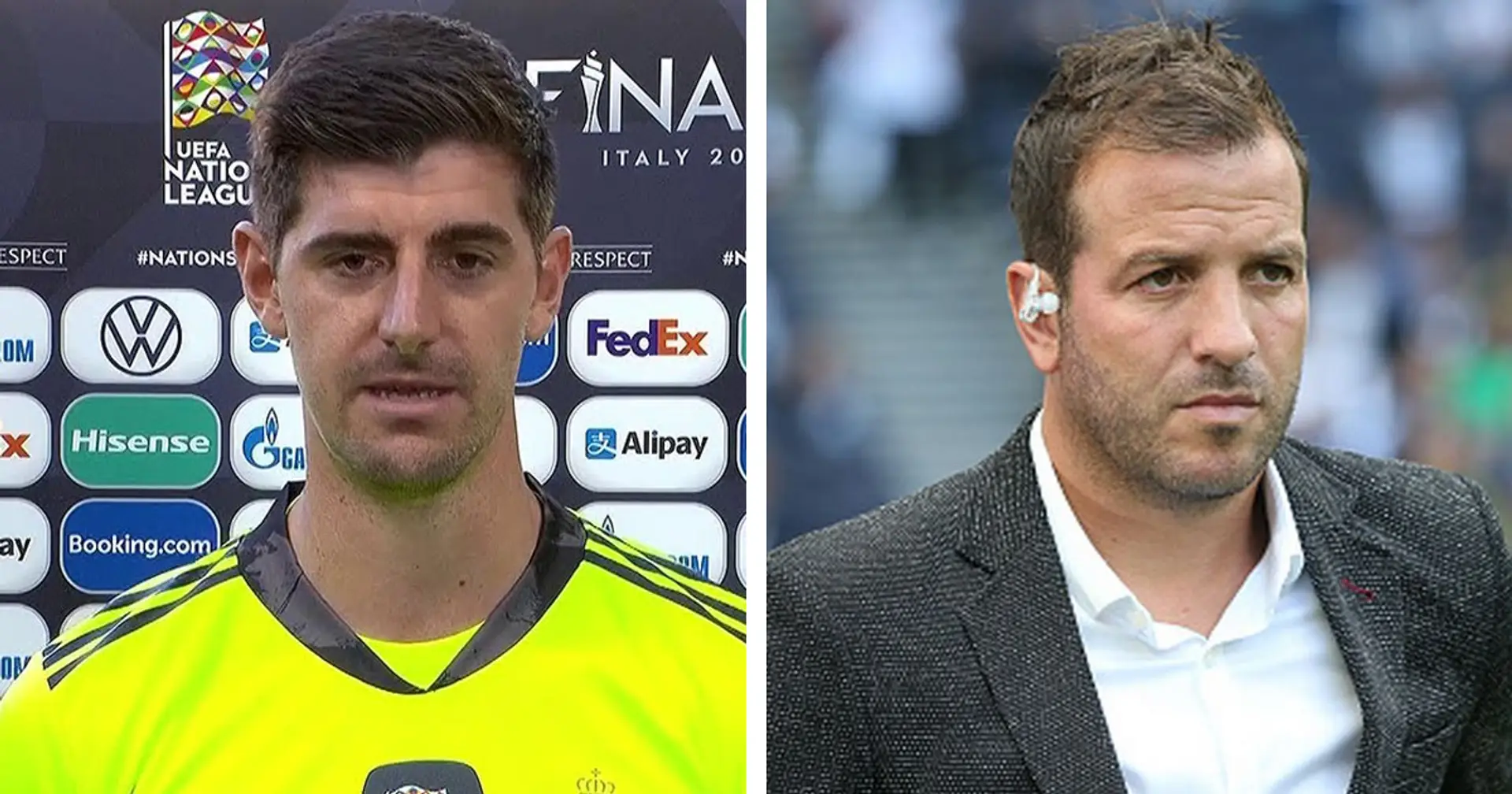 Van der Vaart slams Courtois for 'whining' about Nations League 