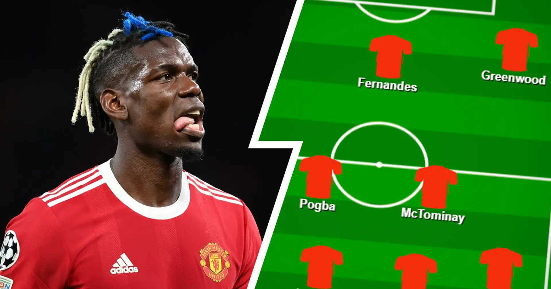 Pogba in midfield? Select your favourite Man United XI vs Leicester from 2 options