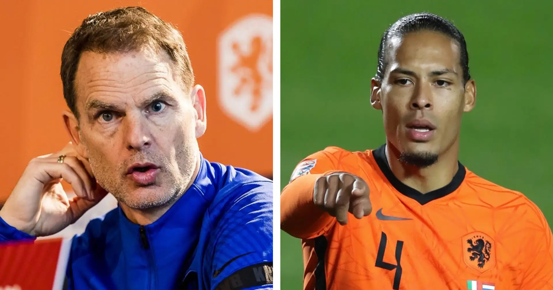 'I spoke to Virgil, he’s just realistic': Netherlands coach De Boer reacts to Van Dijk's decision to skip Euros