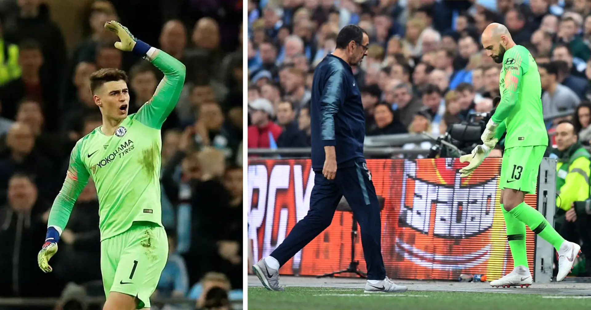  Five years ago, Kepa refused to come off the pitch in the EFL Cup final against Man City - no one understood this