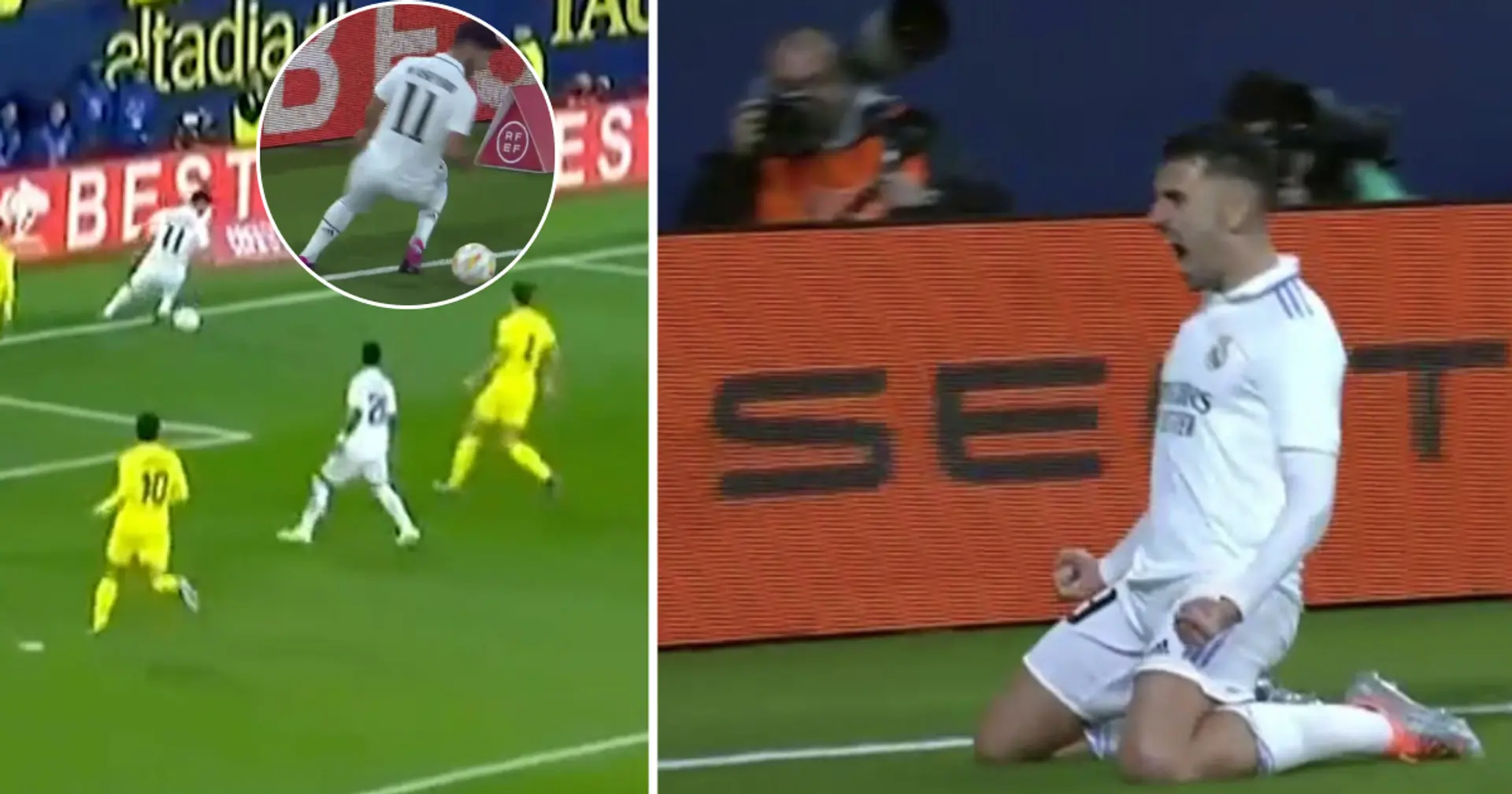 'Didn't fully realize how great it was': What's so special about Madrid's third goal v Villarreal -- shown in pics