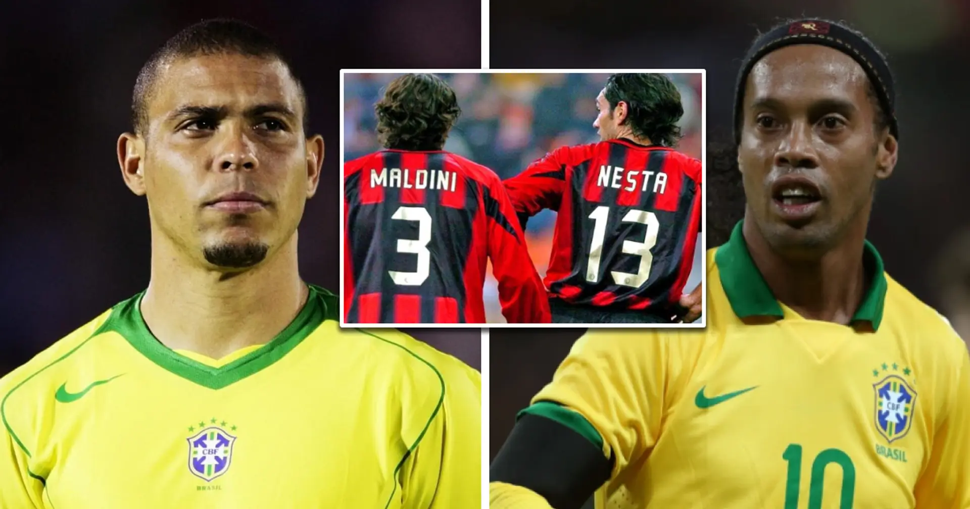 Ronaldinho und Ronaldo bezeichnen dieselbe Fußballlegende als ihren härtesten Gegner