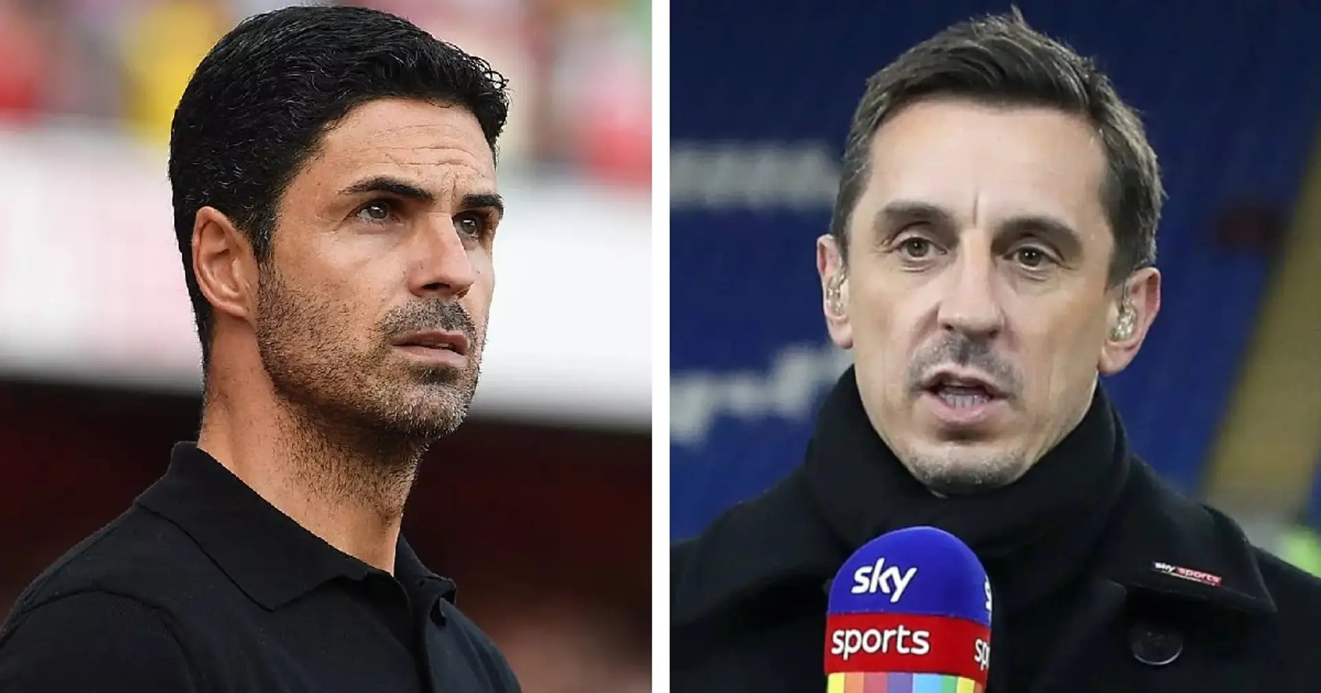 Gary Neville claims one Arsenal player looks beautiful but 'can't run'