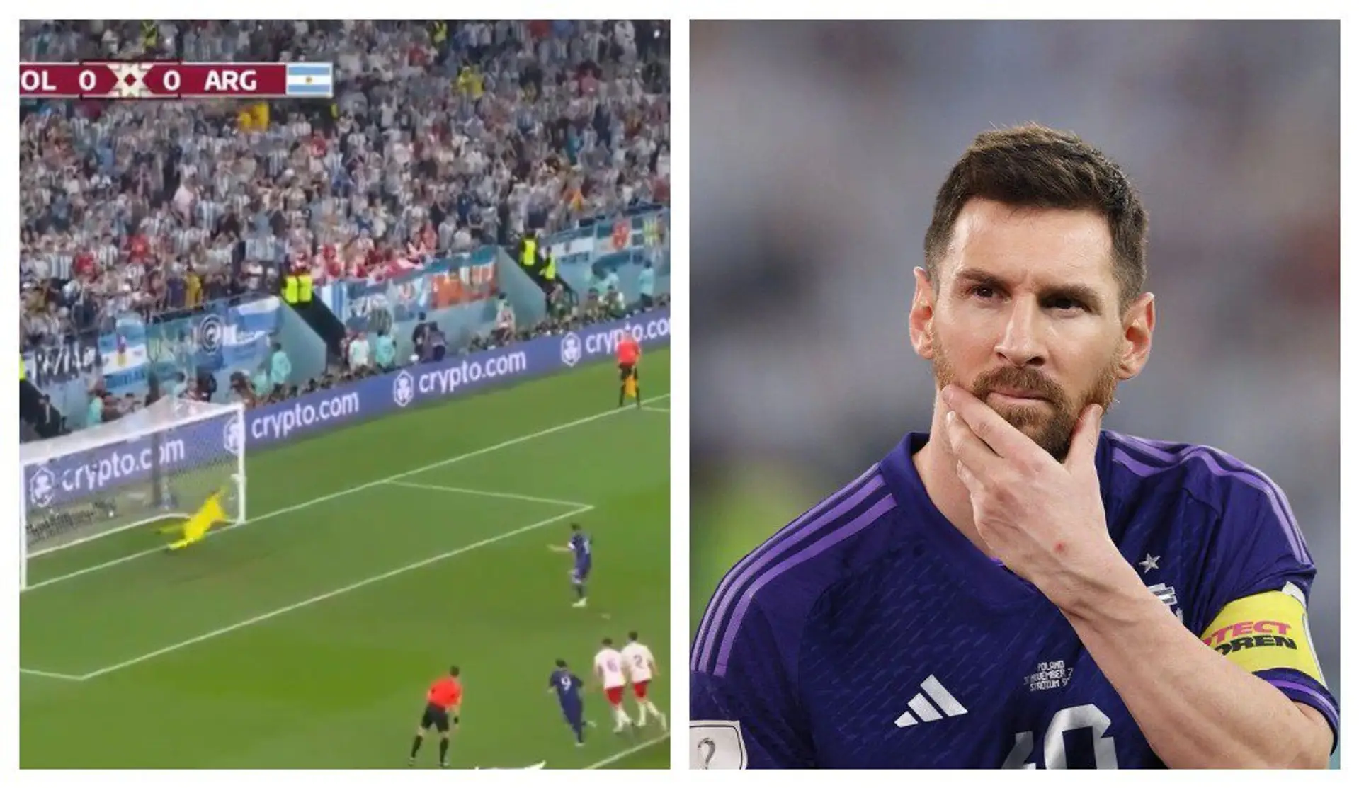 Messi hat den Elfer gegen Polen nicht verwandelt, was bedeutet, dass Argentinien jetzt definitiv Weltmeister wird! Wir haben Beweise