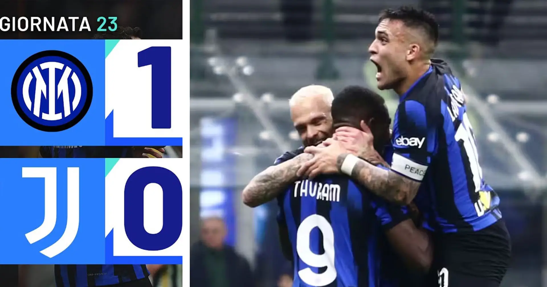 HIGHLIGHTS, Inter 1-0 Juventus: l'autogol di Gatti regala i 3 punti ai Nerazzurri, bianconeri a meno quattro