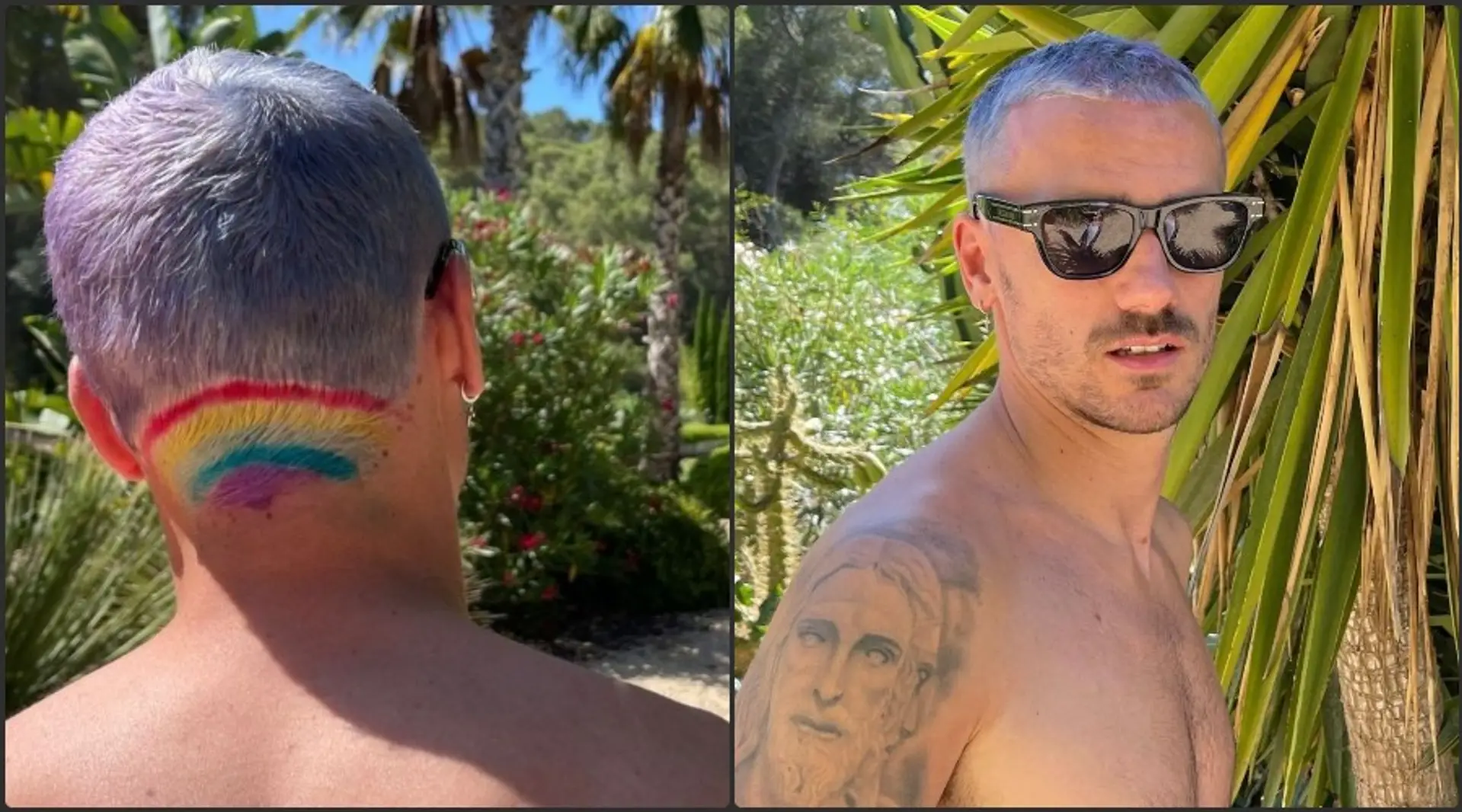 Why Griezmann's new haircut features rainbow colours explained - Football |  