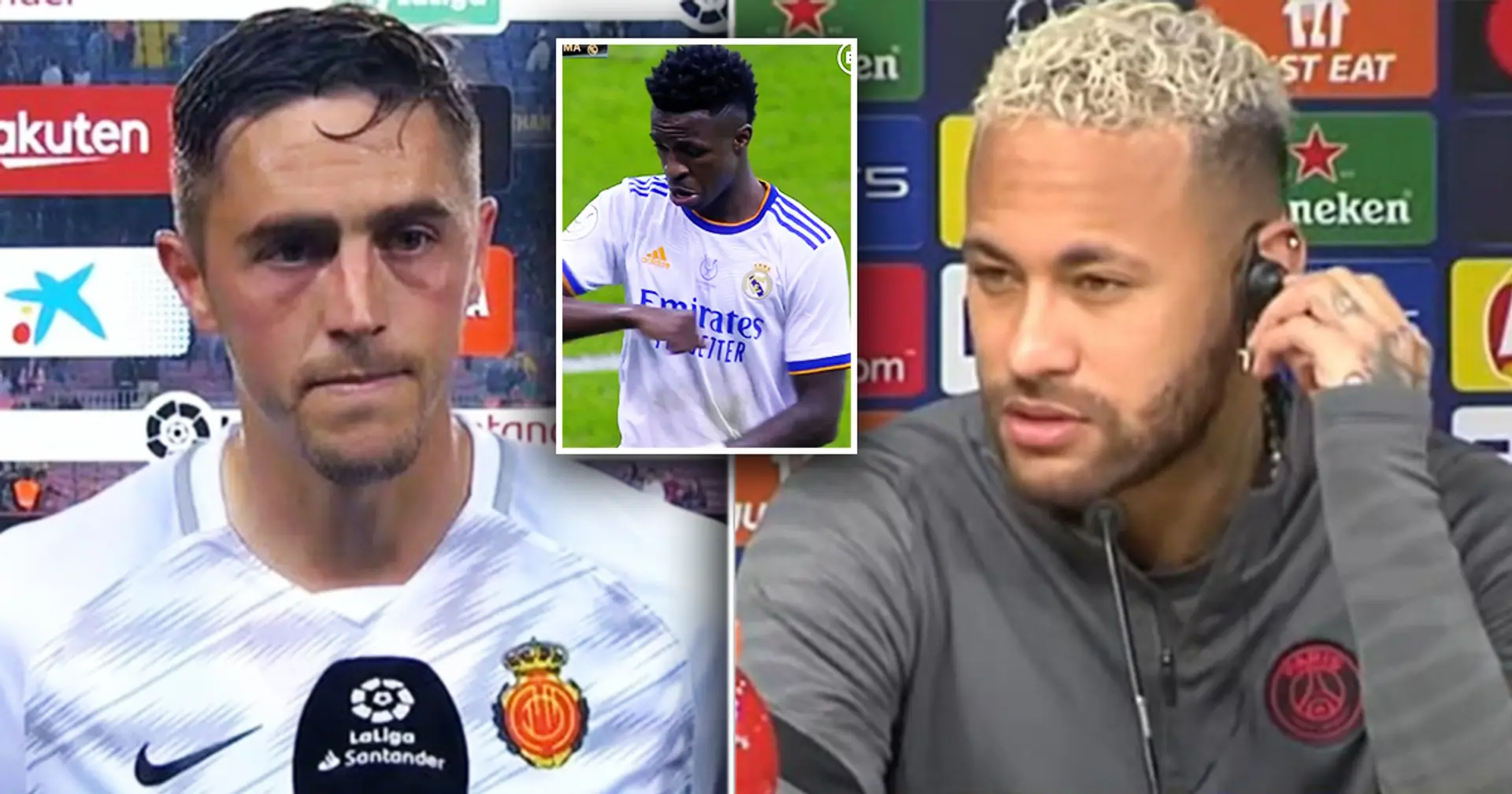 Neymar brilliantly reacts to Mallorca captain's claim about Vinicius Jr using racism as 'joker card'