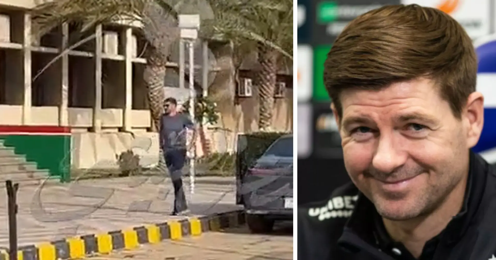 Steven Gerrard prepares for managerial comeback after eight months as he is spotted abroad