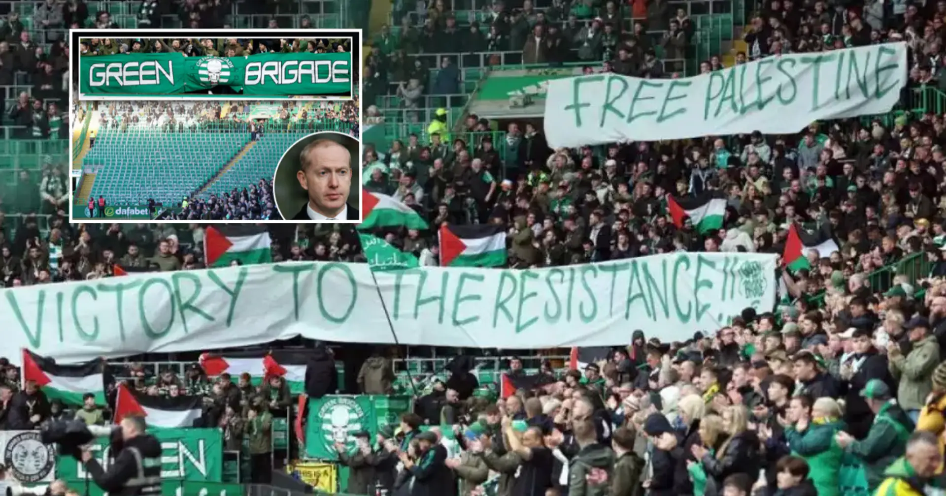 Celtic sperrte Dauerkarten für fast 200 Mitglieder der Fangruppe Green Brigade wegen ihrer Unterstützung für Palästina