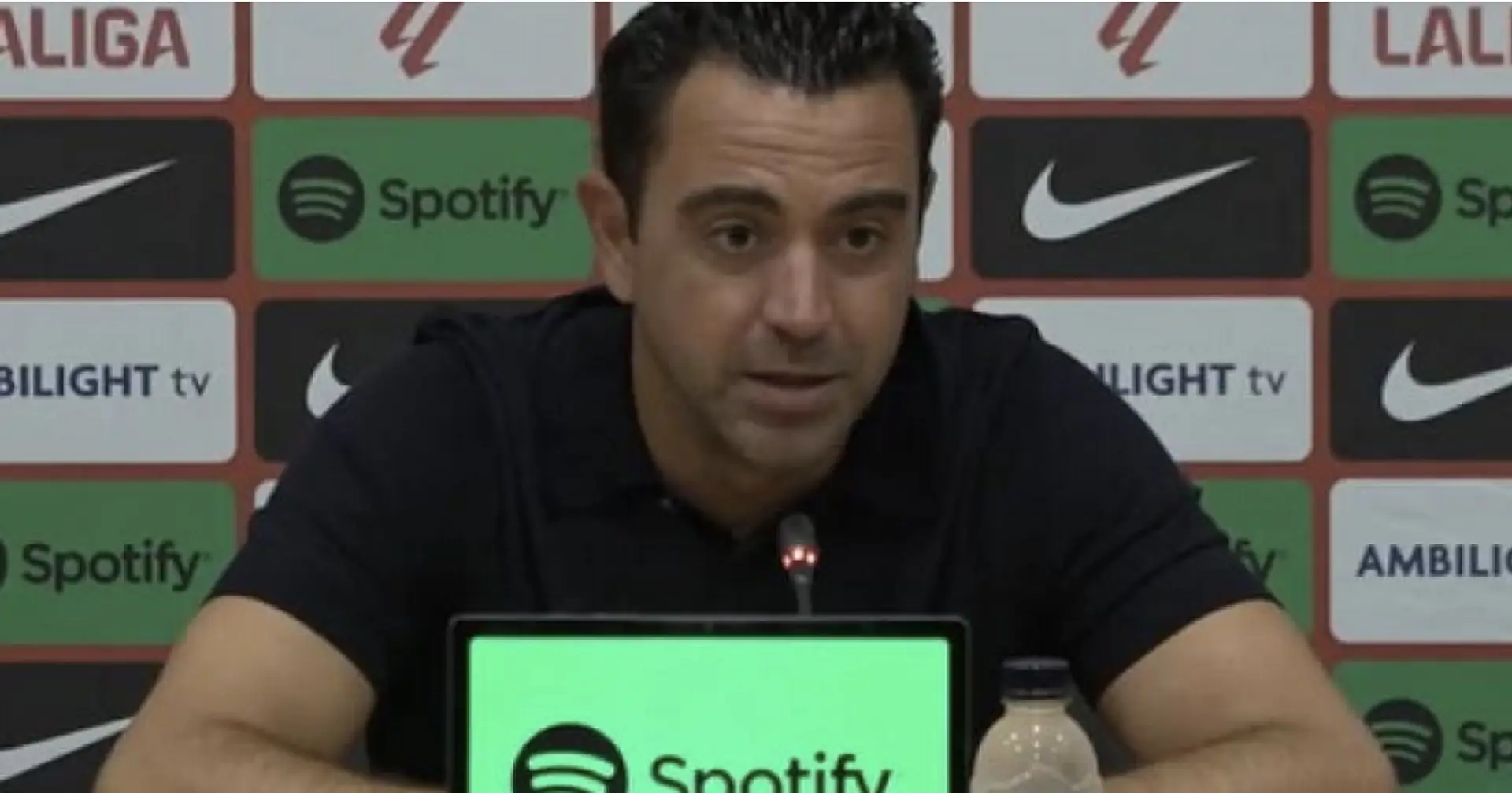 Xavi: 'Creo que este partido debería haber terminado 4-1 o 5-1'