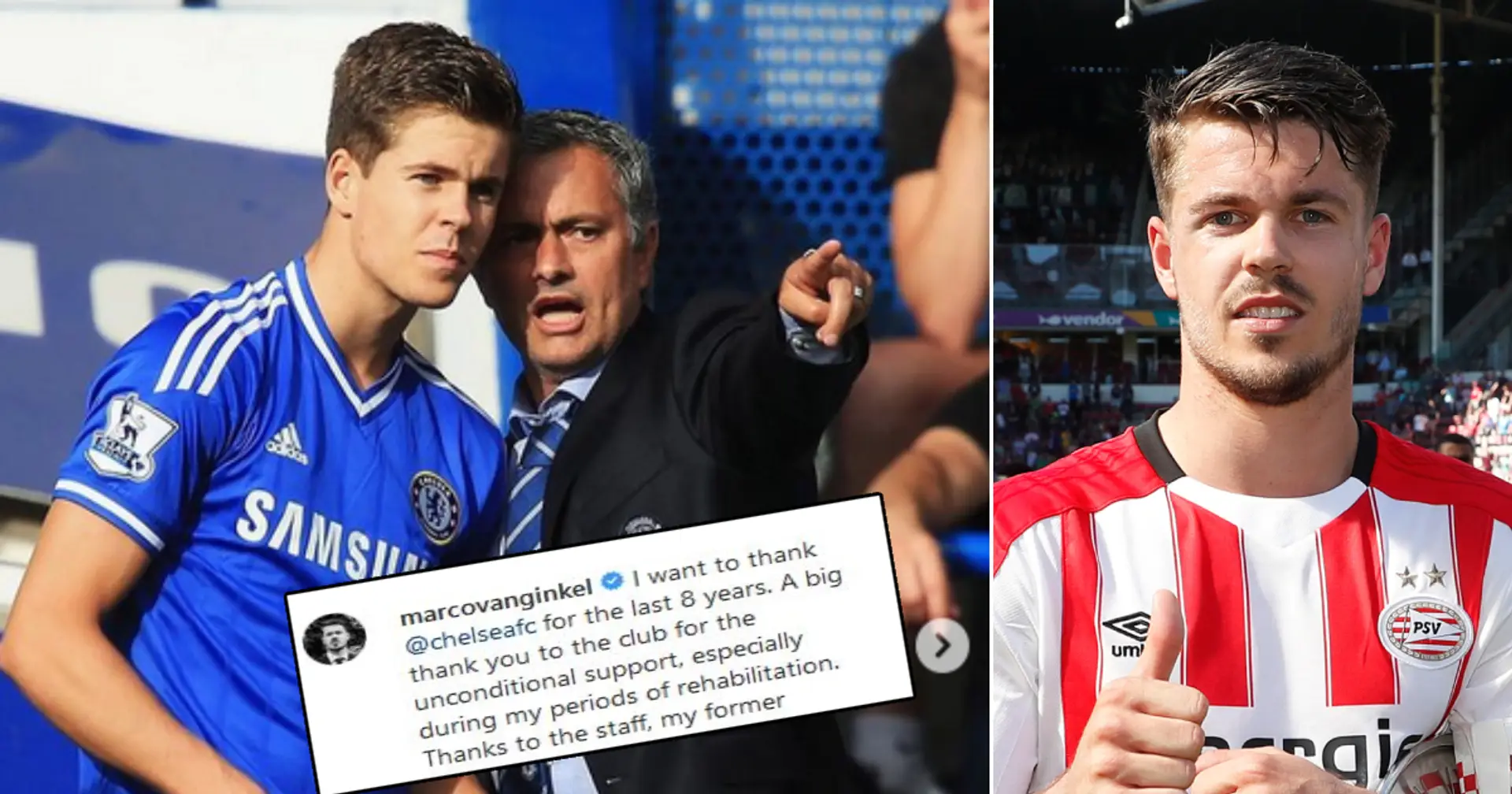 Marco van Ginkel pays tribute to Mourinho as he reacts to being released by Chelsea