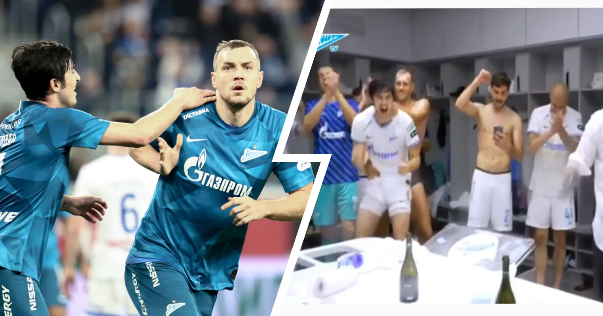 Russia captain Dzyuba hilariously imitates having sex with Zenit teammate Azmoun while celebrating title