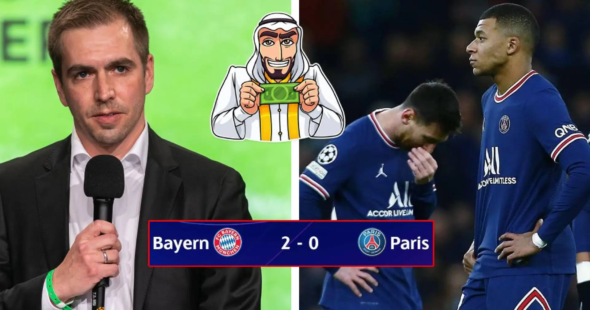 "Pas inspiré et pas d'équipe": Lahm démonte le PSG, Messi & Mbappé après l'élimination en LDC vs Bayern