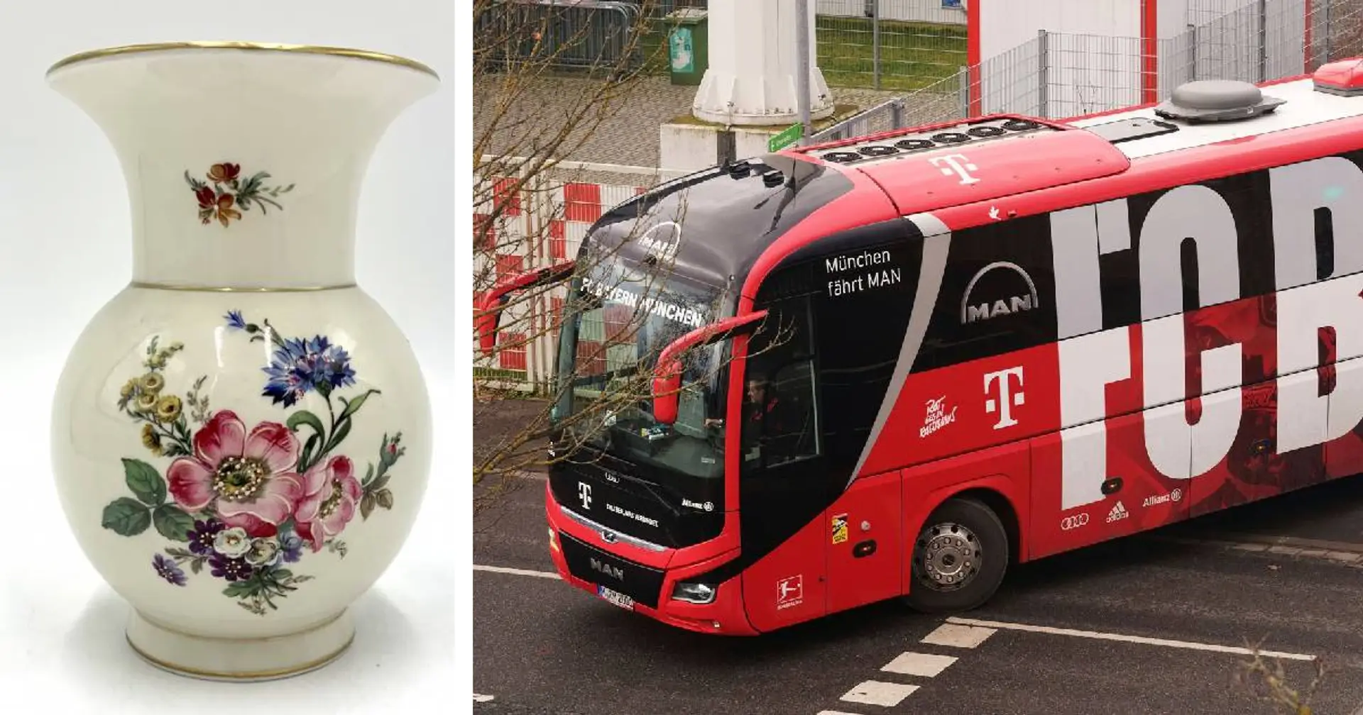 Vorfall bei Abreise aus Bremen: Verwirrter Mann beschädigte Bayern-Bus durch Wurf einer Vase