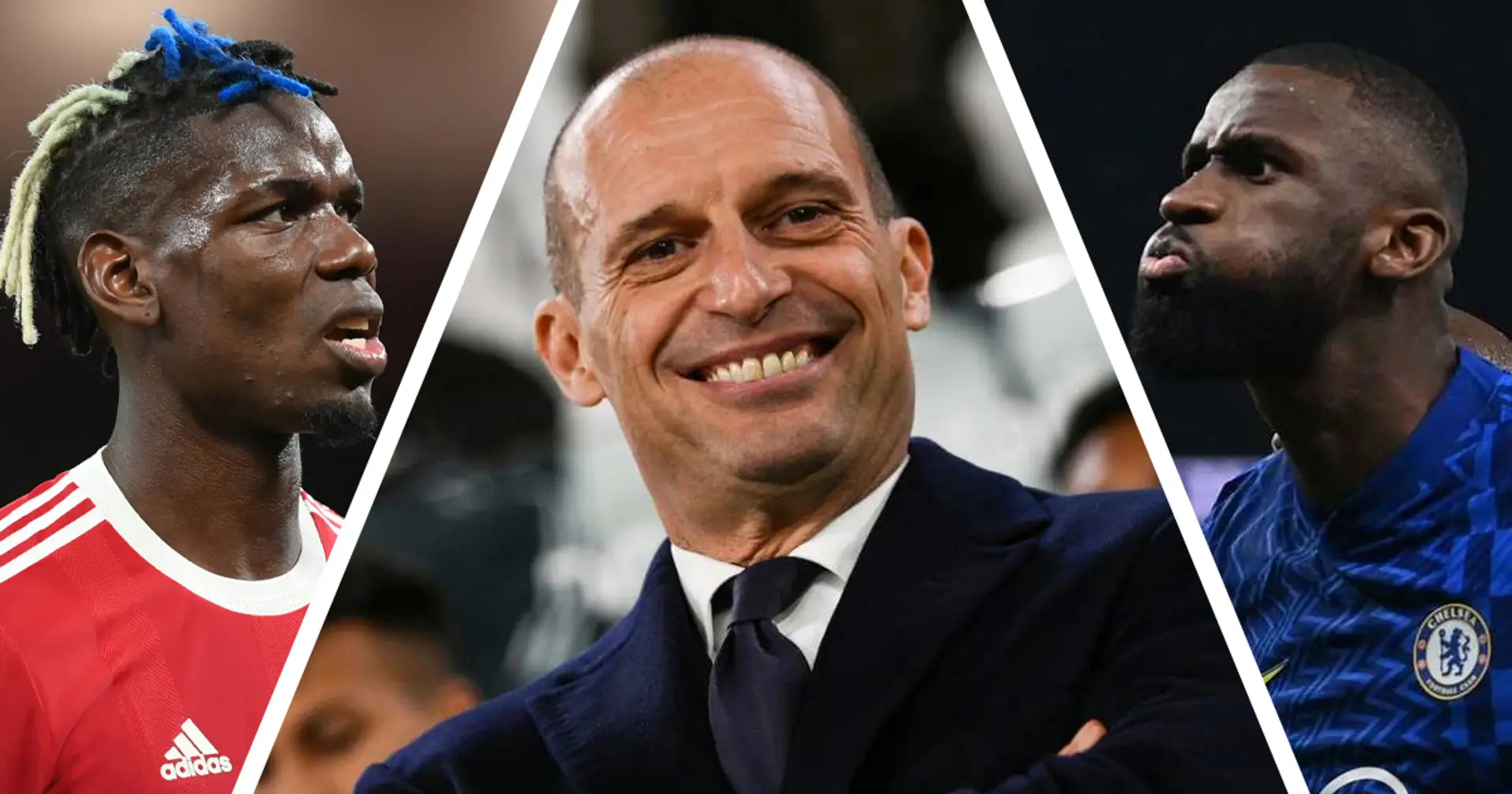 Pogba, Rudiger e non solo: i 6 nomi fatti da Allegri per rinforzare la Juventus il prossimo anno