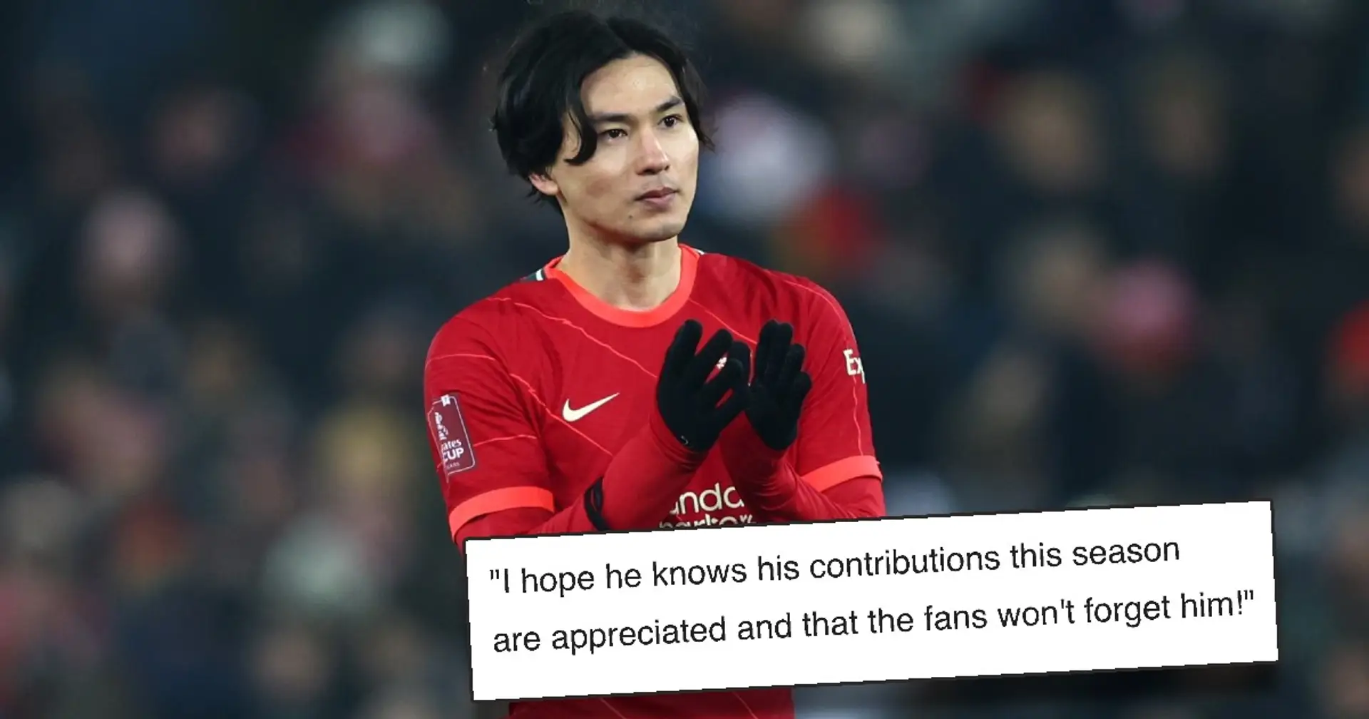 'We’d have 0 trophies this season without him': Fans react to news of Minamino's imminent departure