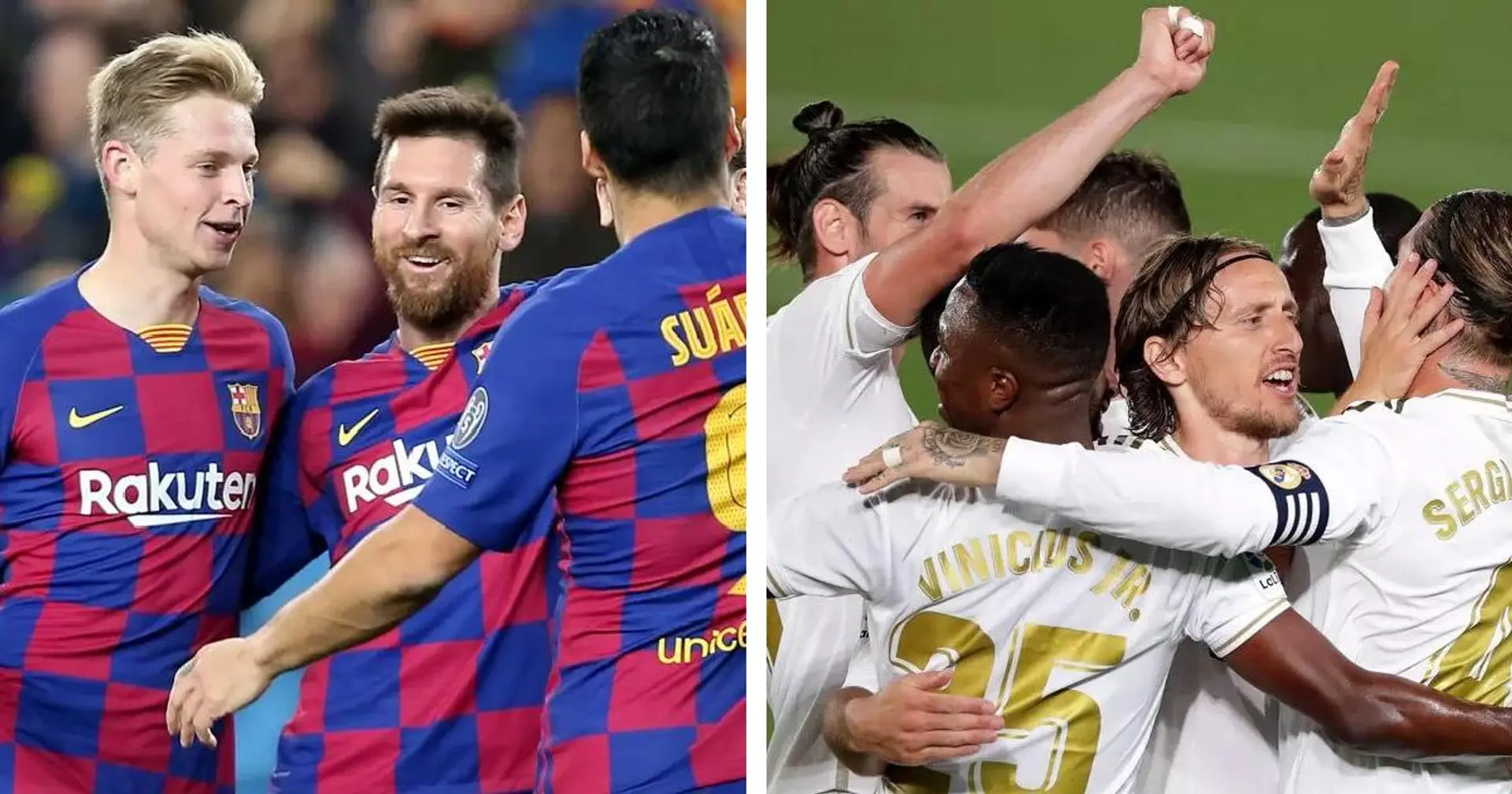 Il reste 7 jours de match: comparer les horaires respectifs de Barcelone et du Real Madrid