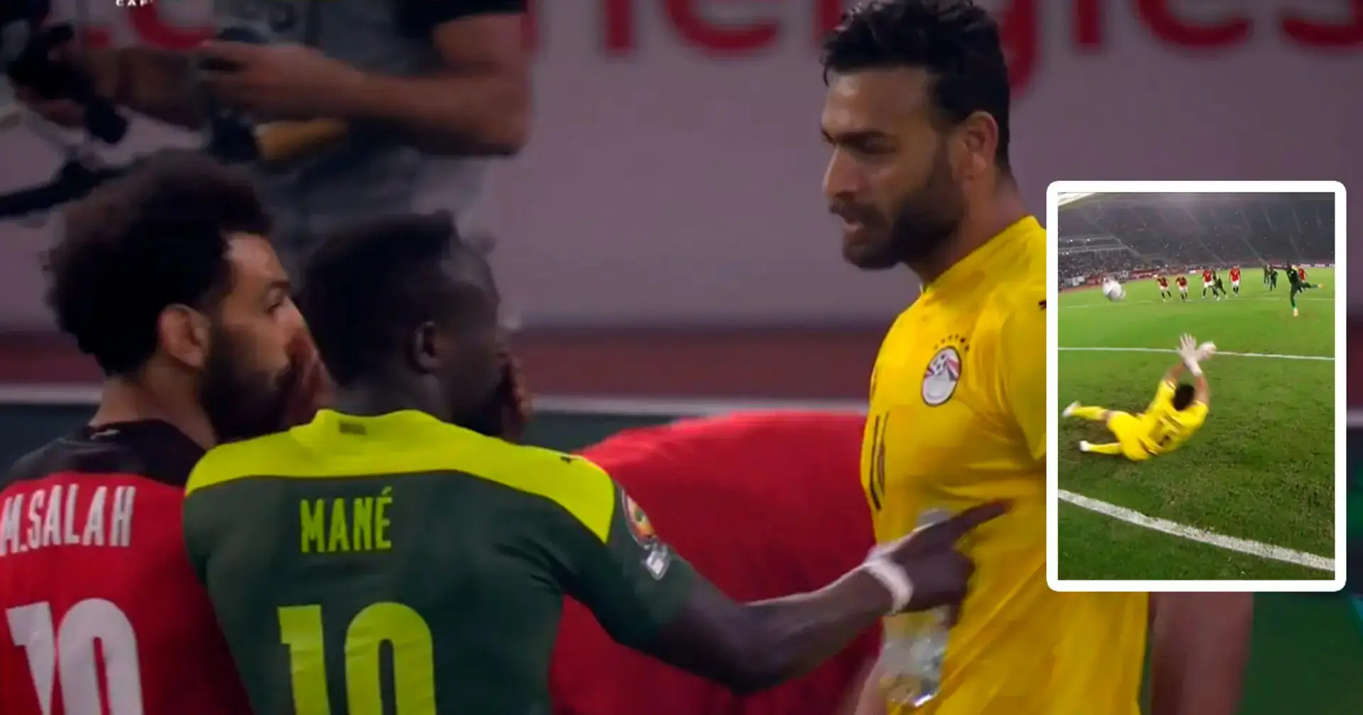 Salah le dice a su portero dónde tira Sadio Mané sus penaltis, mientras que Mané le dice que se ponga en la línea 