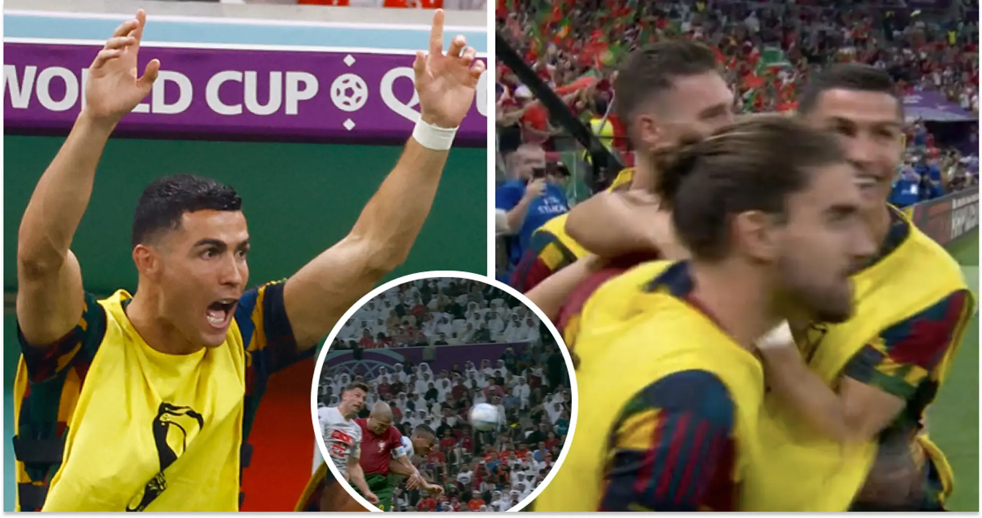 Cristiano y Pepe celebran el gol de Portugal en la Copa del Mundo como si fueran los días del Real Madrid otra vez: visto