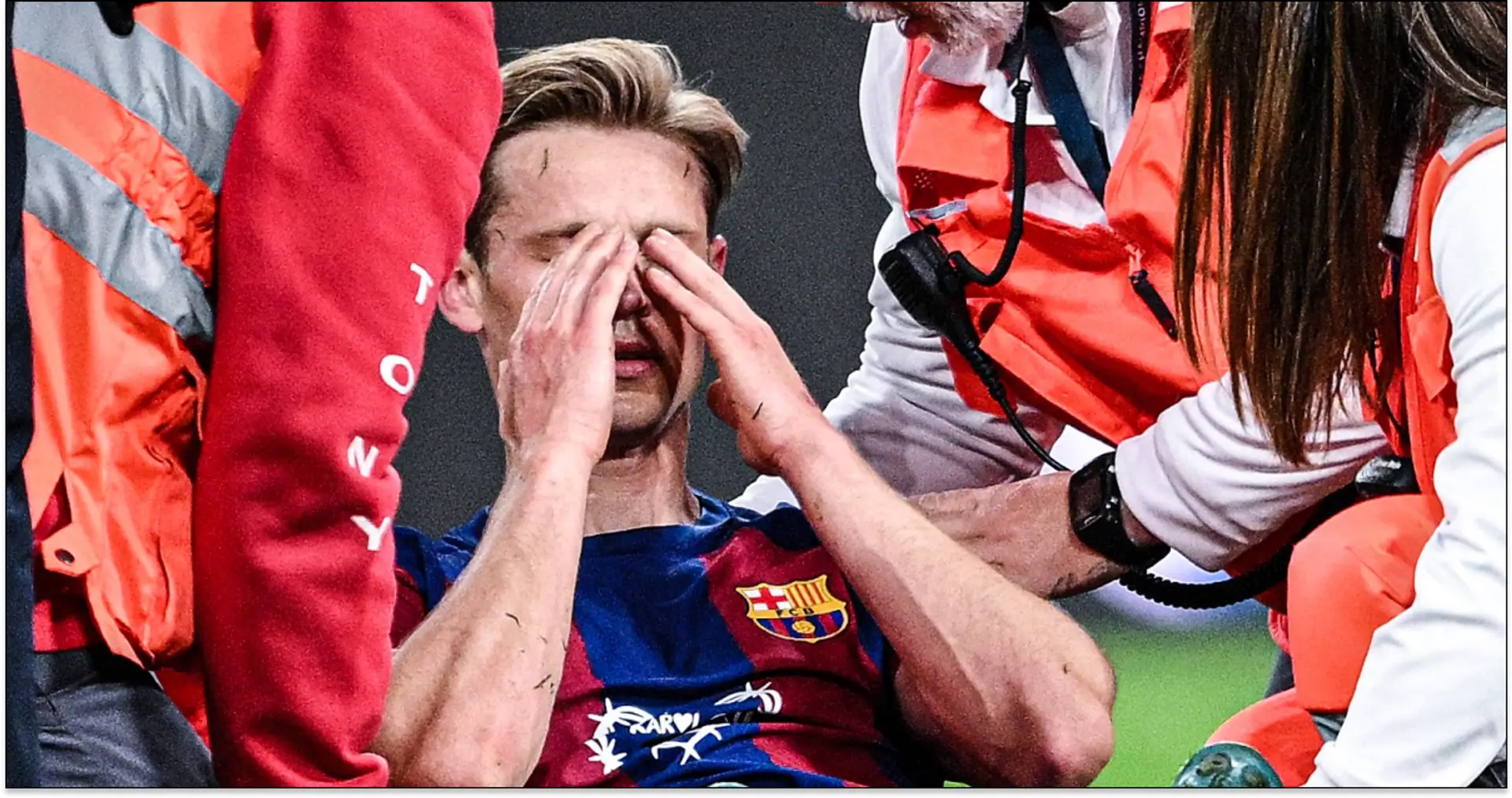 'Goodbye to the season': Early De Jong injury update