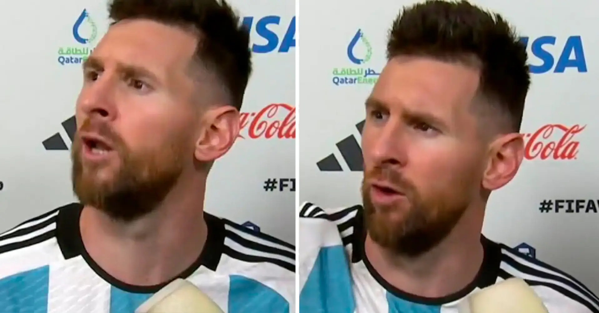 Voller Wut: Messi unterbrach ein Interview und forderte jemanden hinter der Kamera auf, sich zu verpissen 