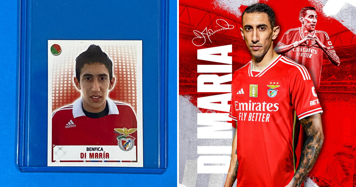 Autocollant Premium Angel Di Maria - SL Benfica 2023/24 - Panini