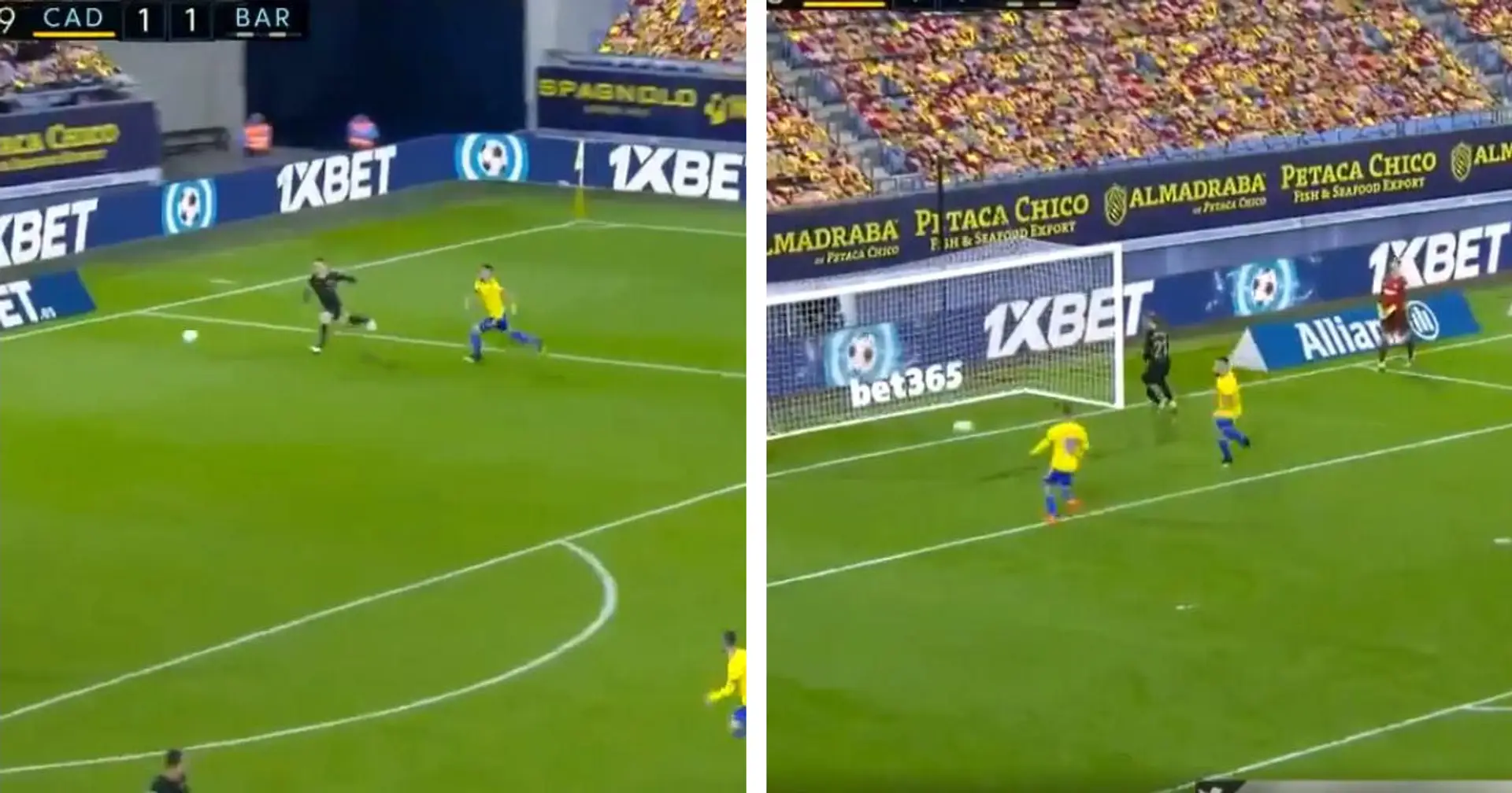 Another defensive mistake, another goal: this time Lenglet and Ter Stegen at fault