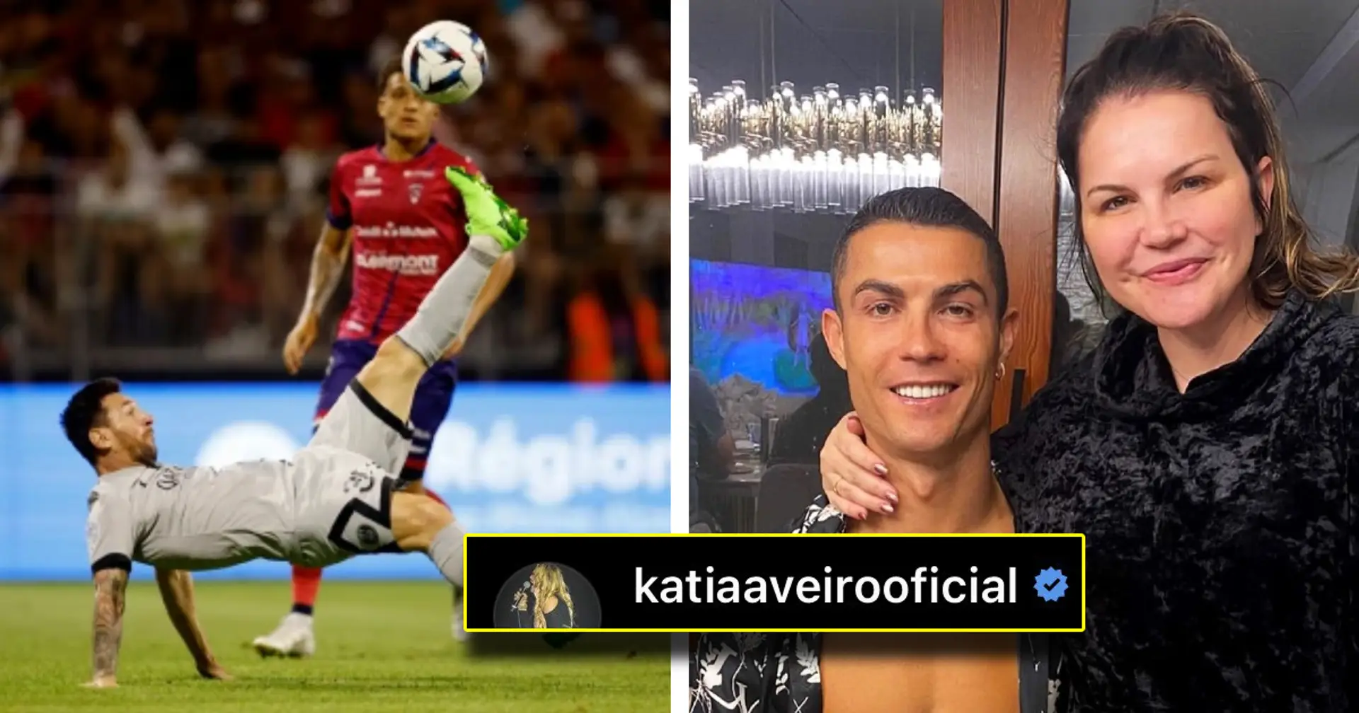Cristiano Ronaldo's sister comments on post mocking Messi's first-ever bicycle kick goal