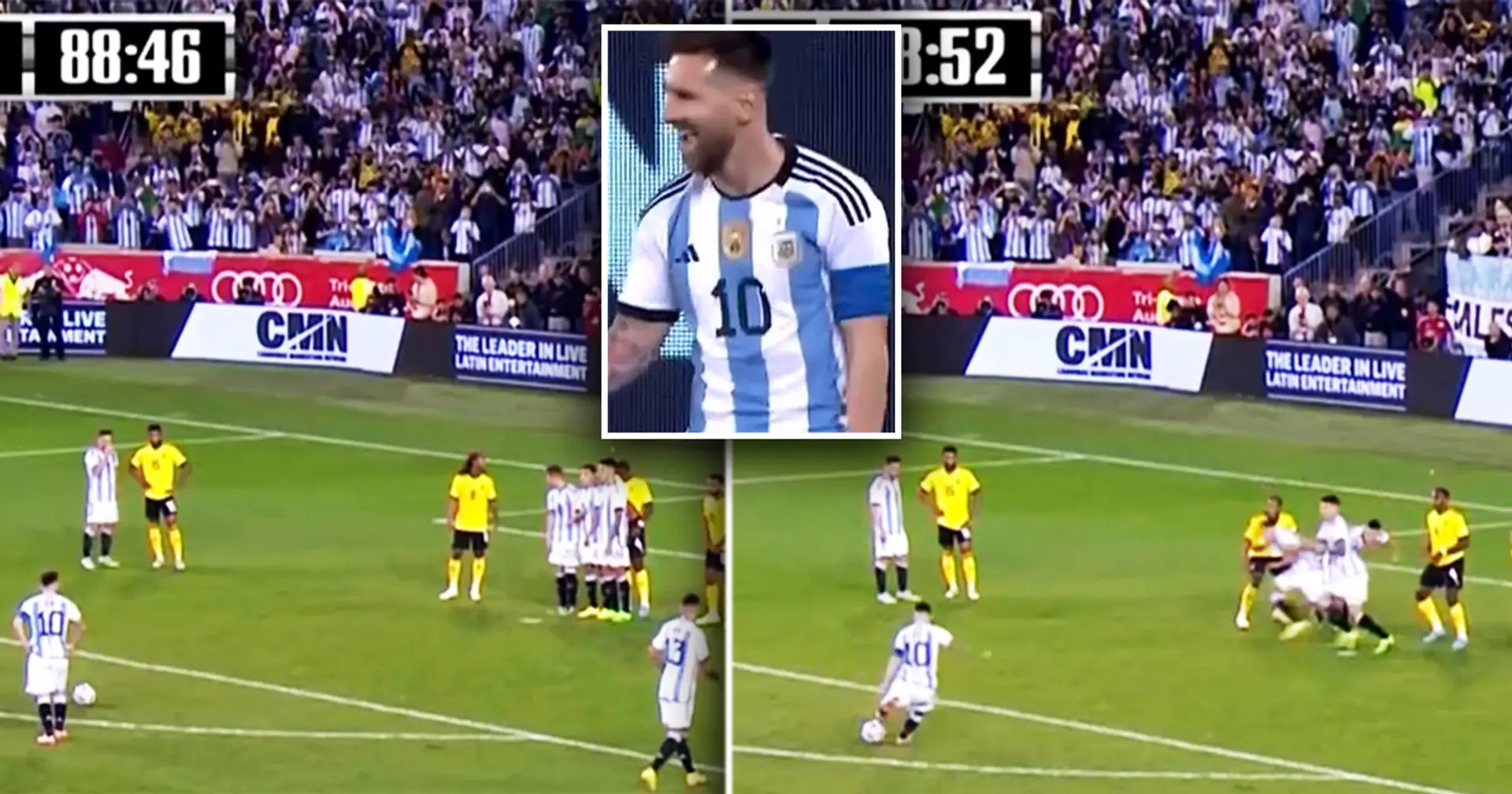 Messi scores first free-kick goal in 14 months – a magic one