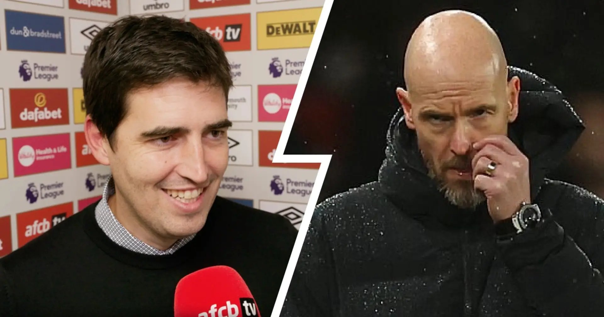 'We spoke at half time': Bournemouth coach explains how he outclassed Ten Hag tactically