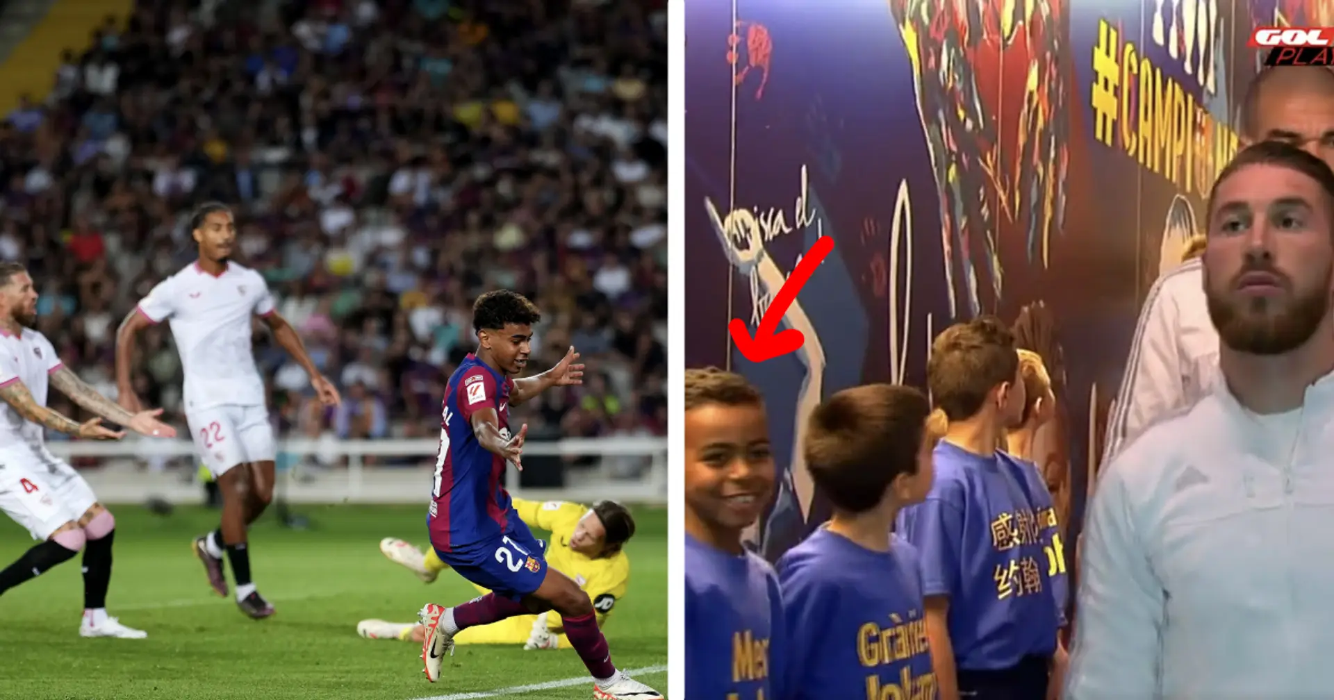 Old Lamine Yamal video goes viral amid Sergio Ramos' Barca own goal