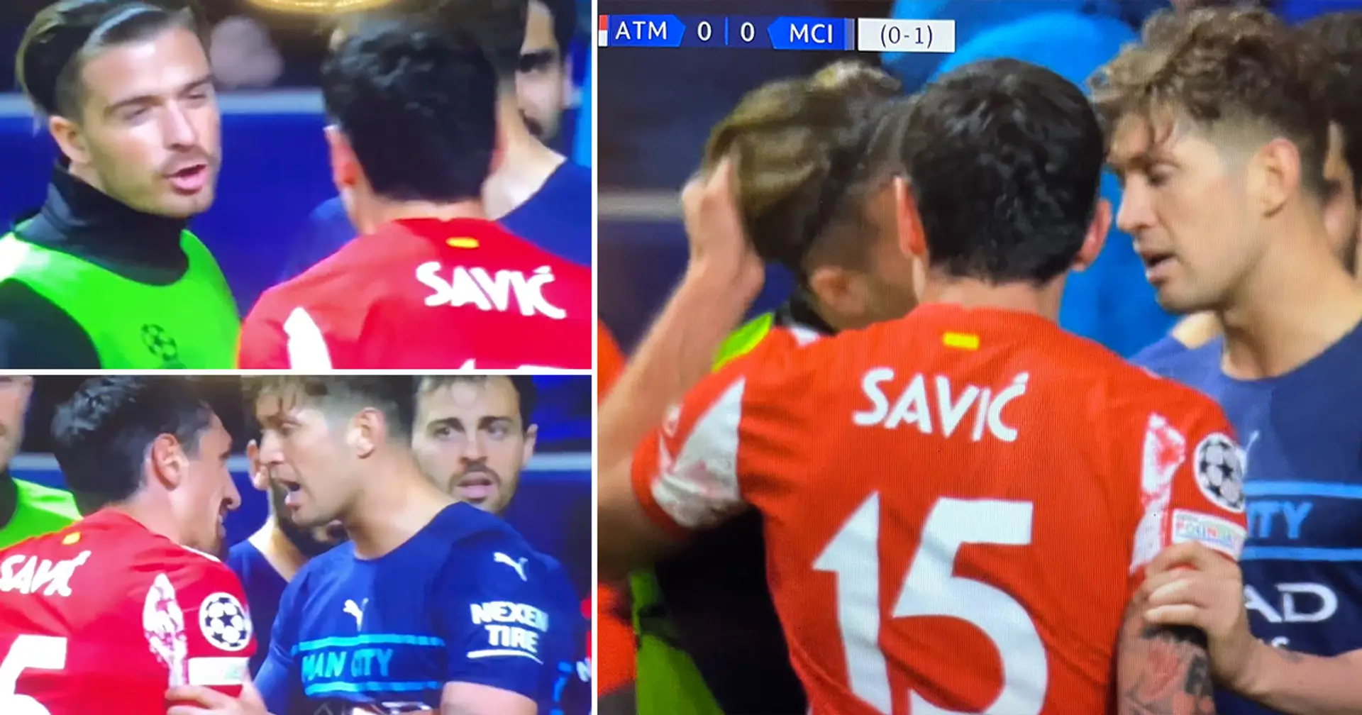 Savic roughly pulls Grealish hair during the game, players clash in tunnel with police involved