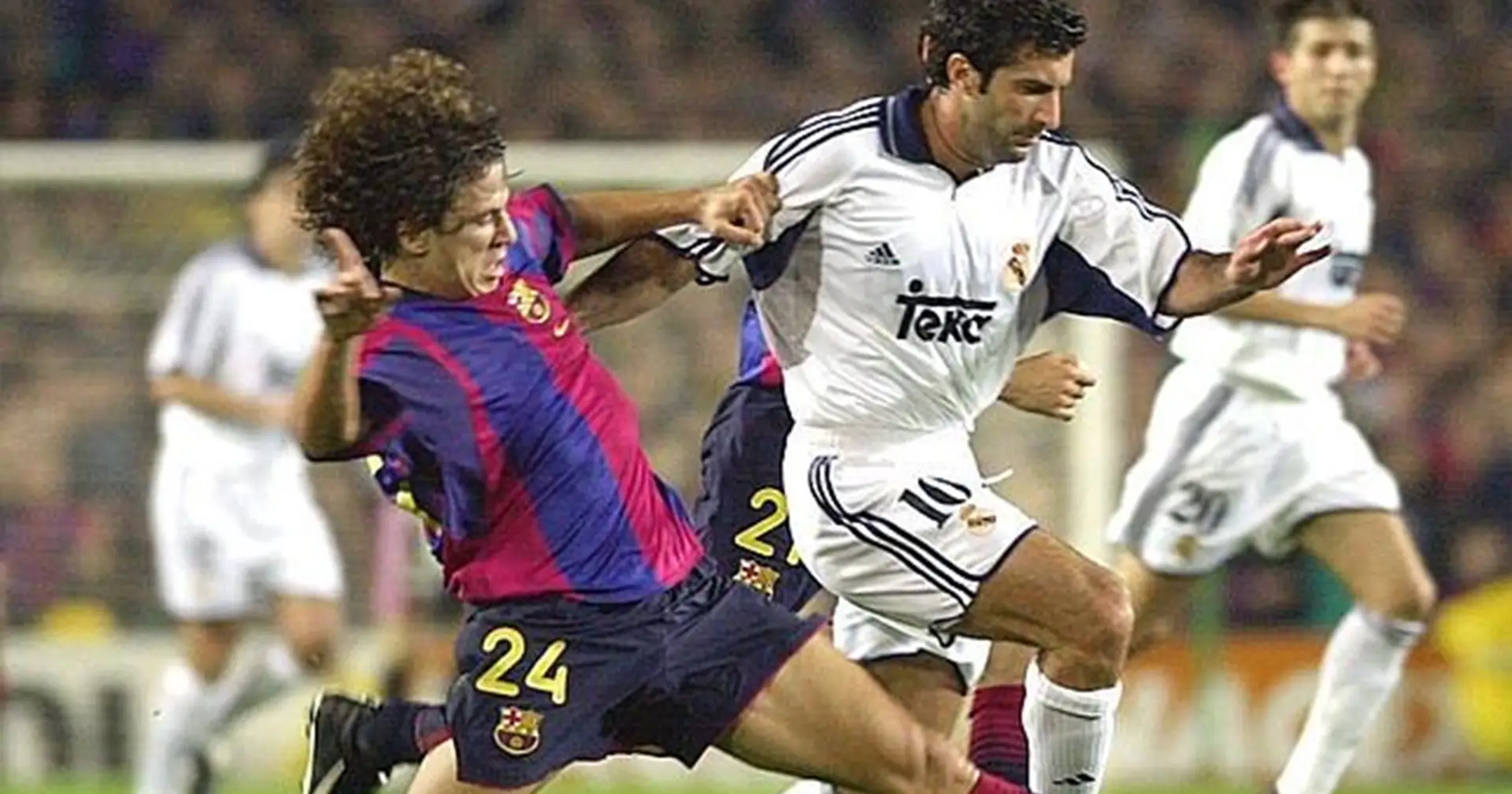 Se cumplen 20 años de la consagración de Puyol en el regreso de Figo al Camp Nou