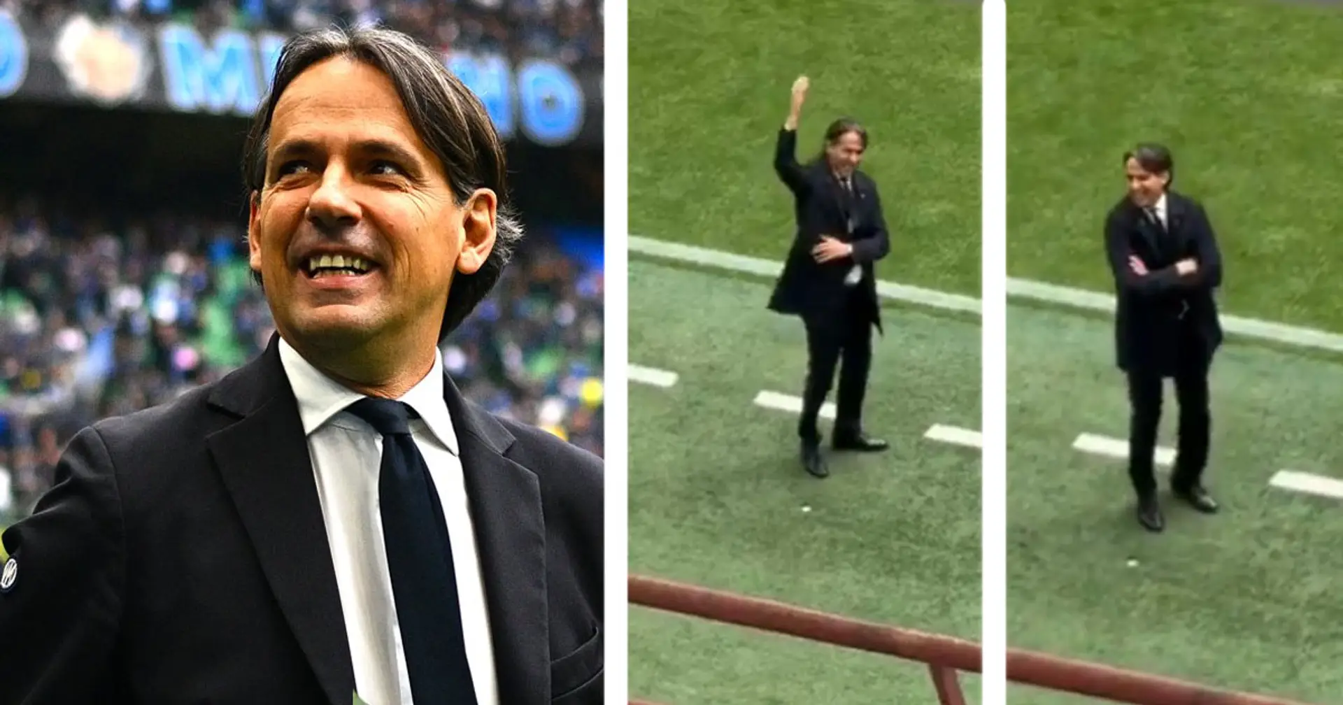  Simone Inzaghi ruba la scena ai giocatori nel primo tempo di Inter-Torino: il balletto del mister diventa virale - VIDEO