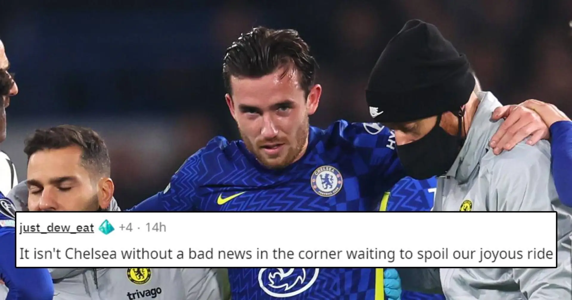 'Couldn't have happened at a worse time': Fans react to Chilwell's injury news as Chelsea fear ACL damage