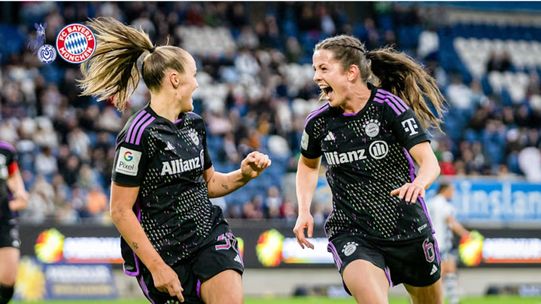 Achter Sieg in Serie! FCB-Frauen jubeln auch in Duisburg