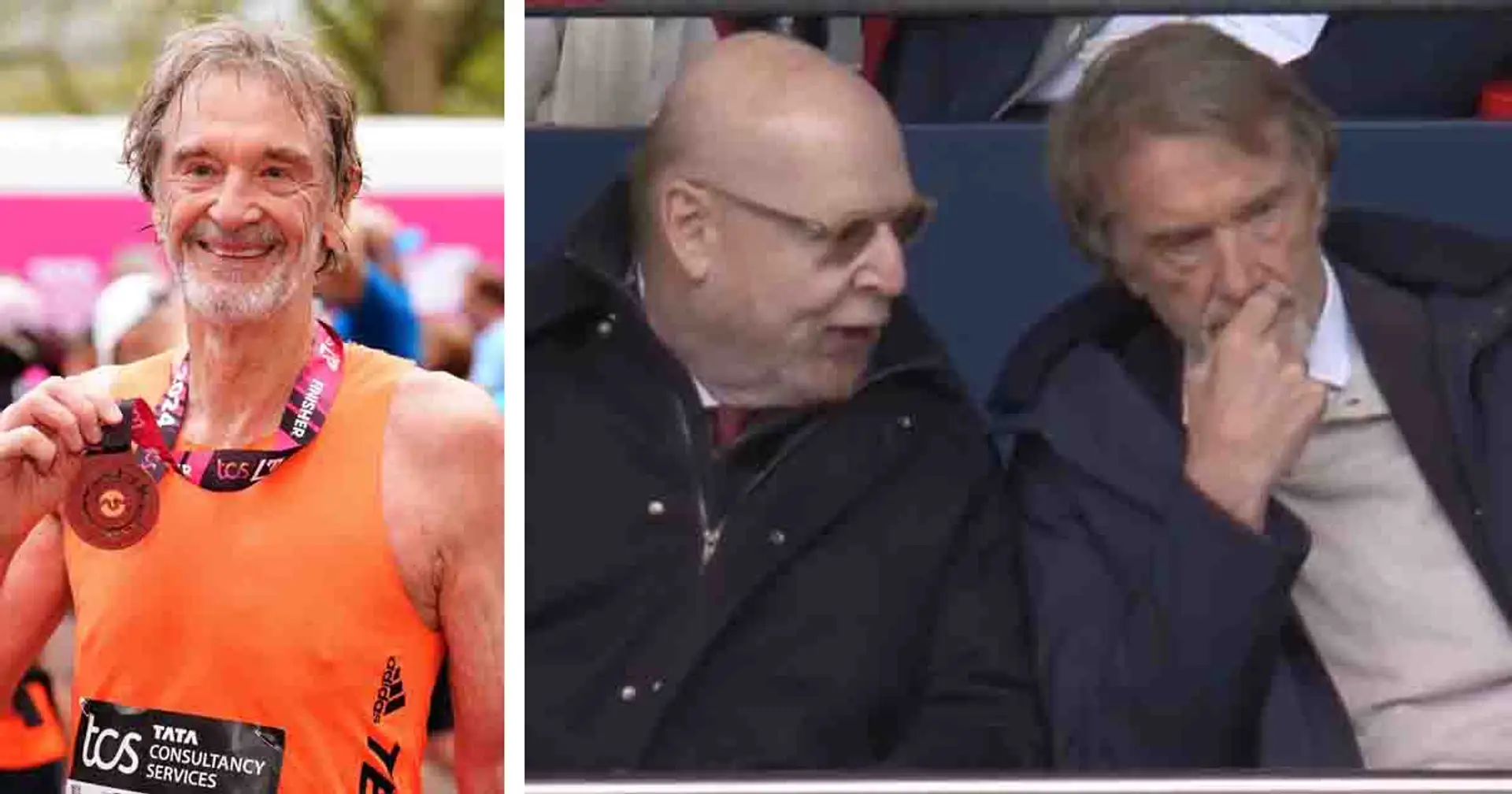 70-year-old Sir Jim Ratcliffe sets personal record in London Marathon before rocking up at Wembley to watch Man United