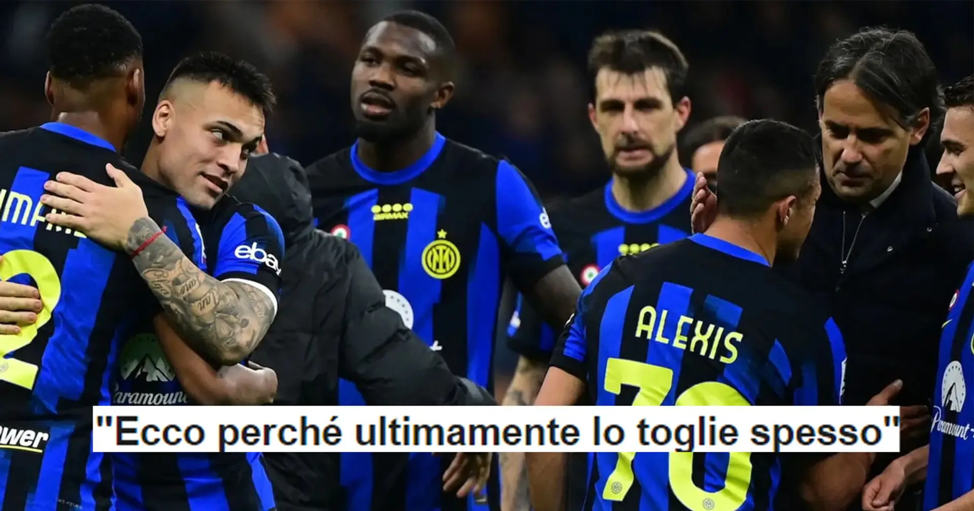 "Ecco perché ultimamente lo toglie spesso", la reazione dei tifosi all'infortunio di un titolarissimo verso Udinese-Inter