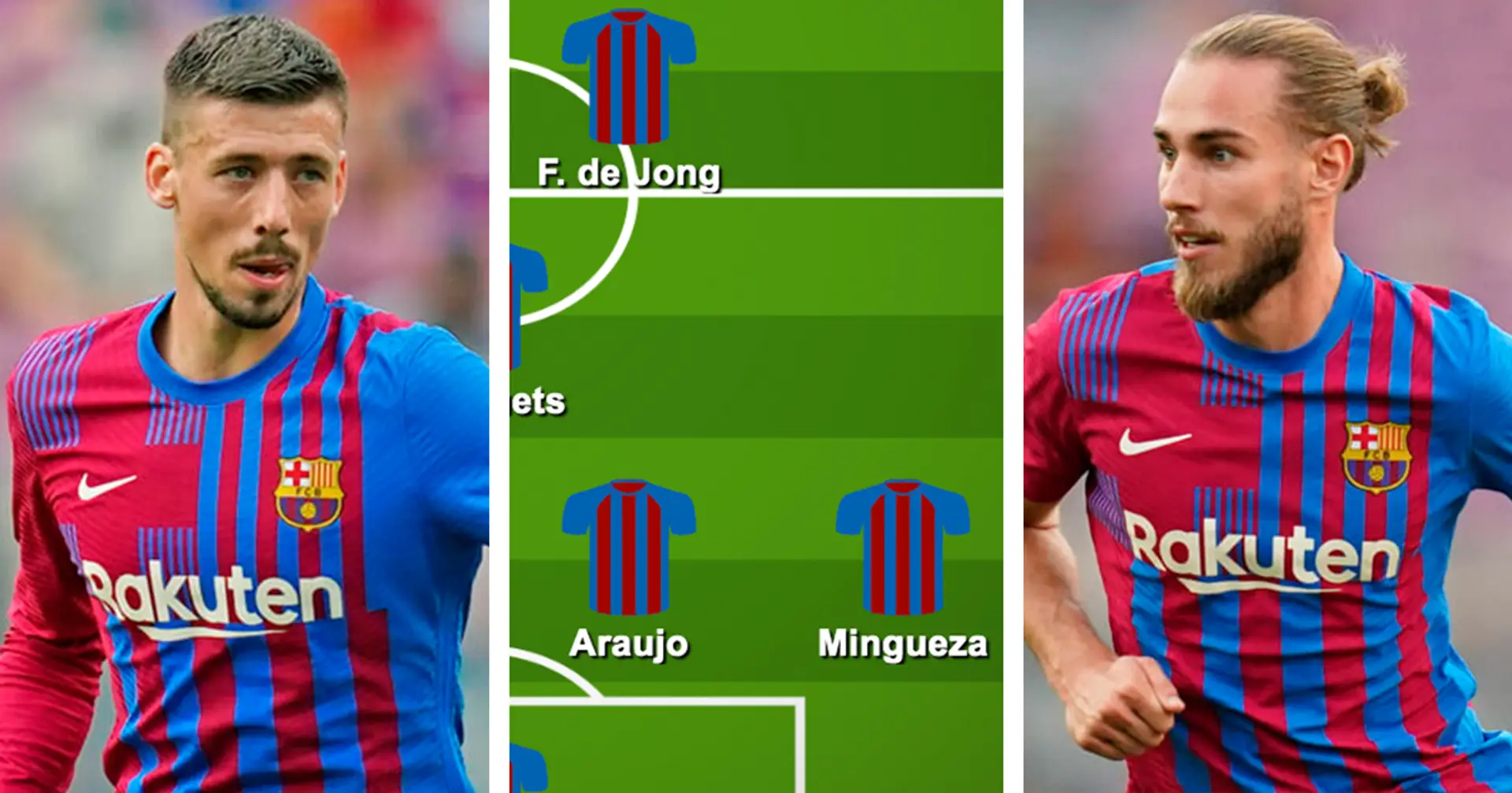 ¿Con Lenglet? Elige tu XI favorito del Barça para el partido ante el Levante entre 3 opciones
