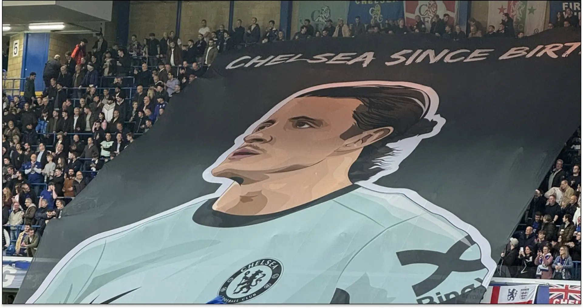 Chelsea fans unveil MASSIVE Conor Gallagher banner ahead of Spurs game