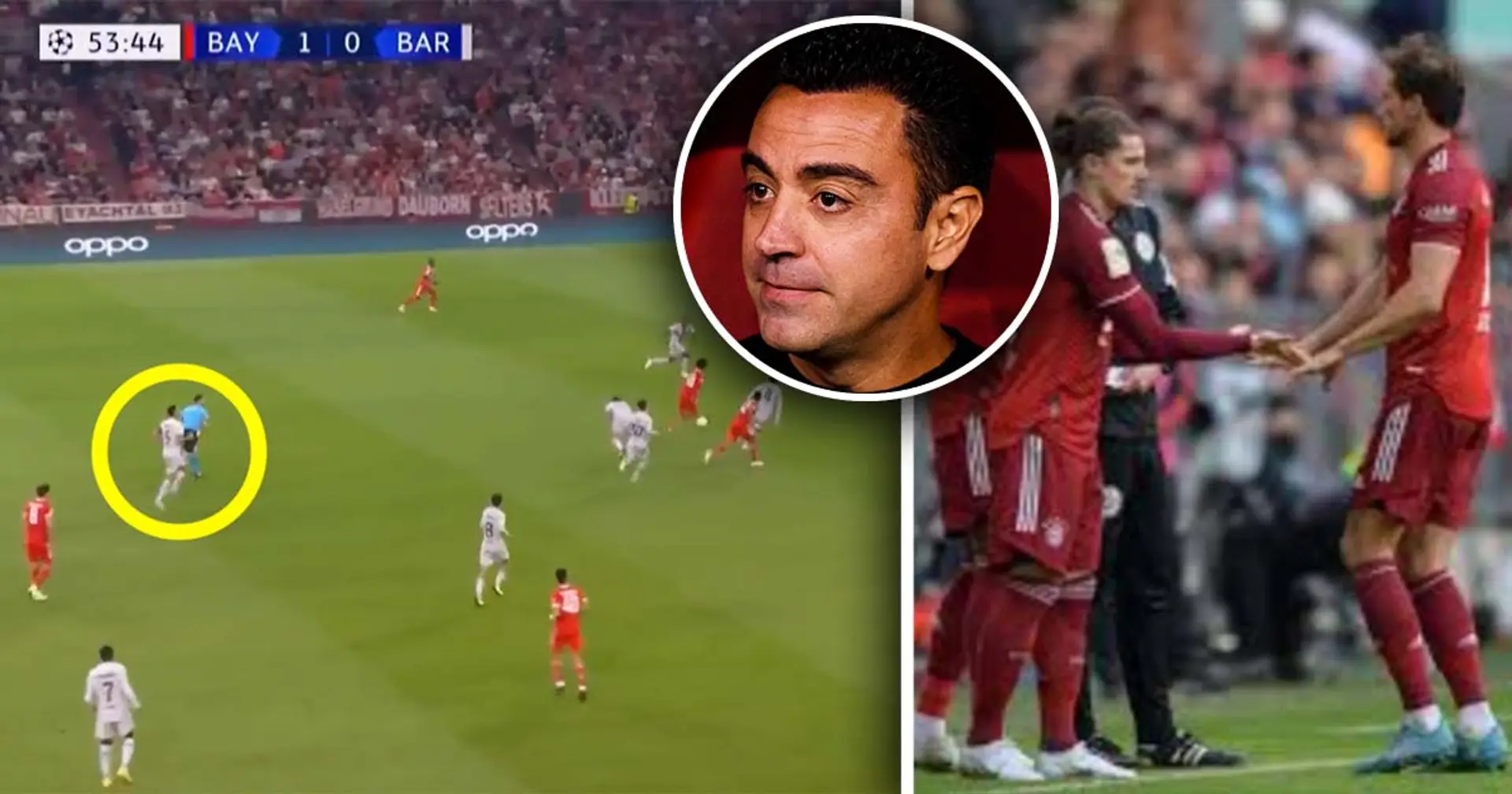 Un fan nombra una cosa táctica que Xavi se equivocó en la derrota del Bayern: es por eso que el Barça regaló la iniciativa