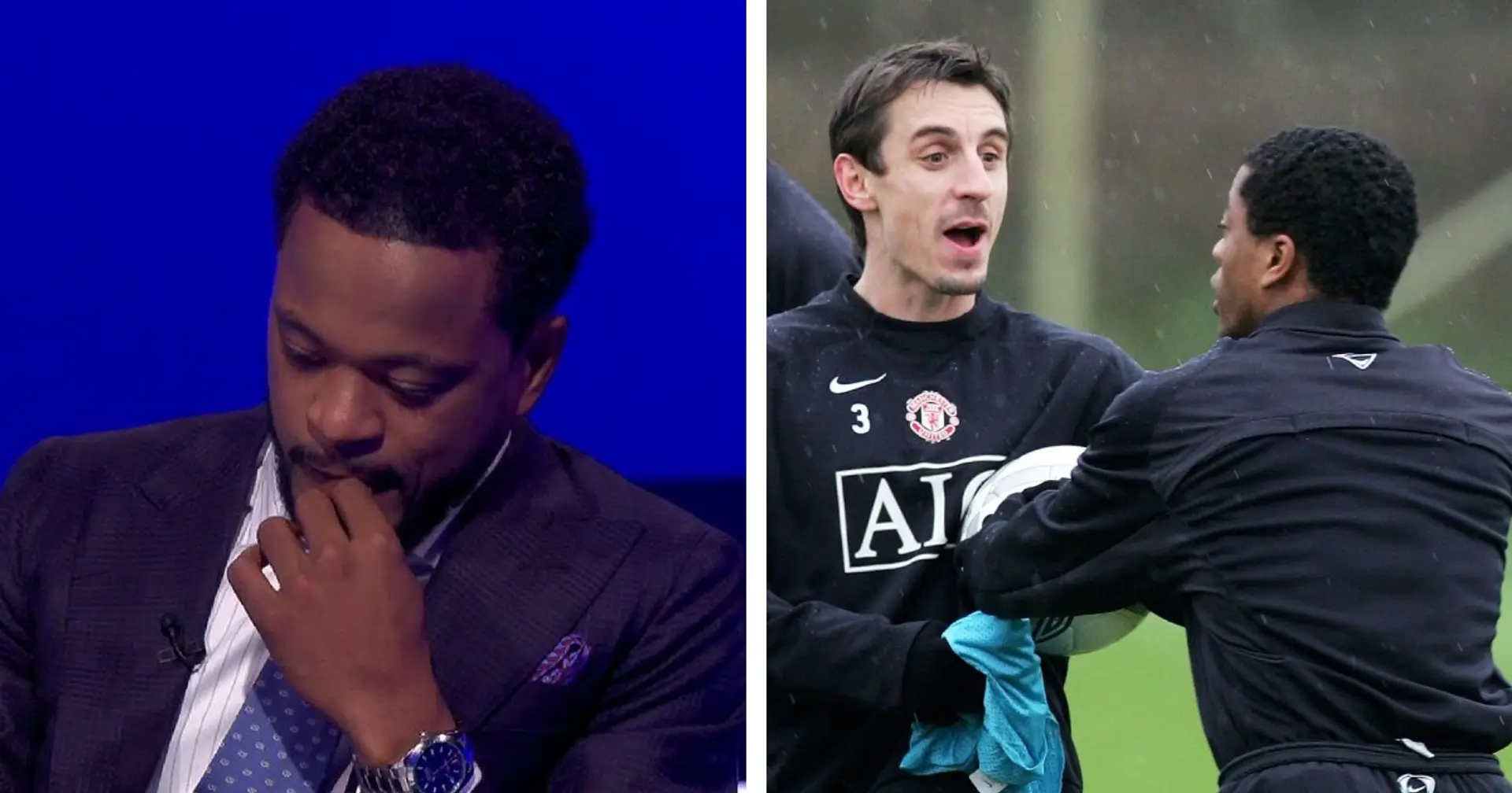 Evra reveals why he nearly 'killed' Gary Neville during Man United days
