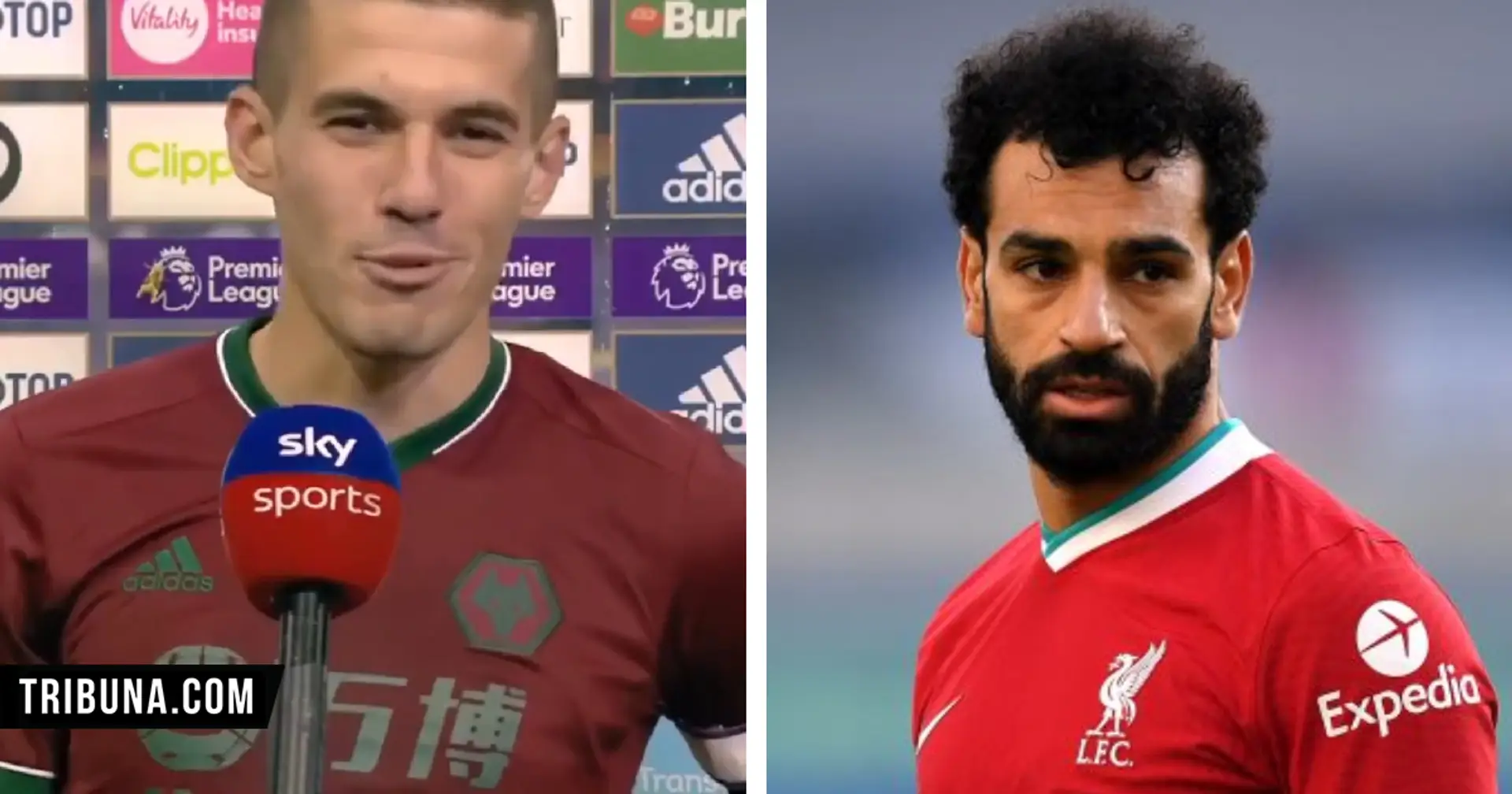 Conor Coady reveals what Mo Salah said to him after his dive against Liverpool