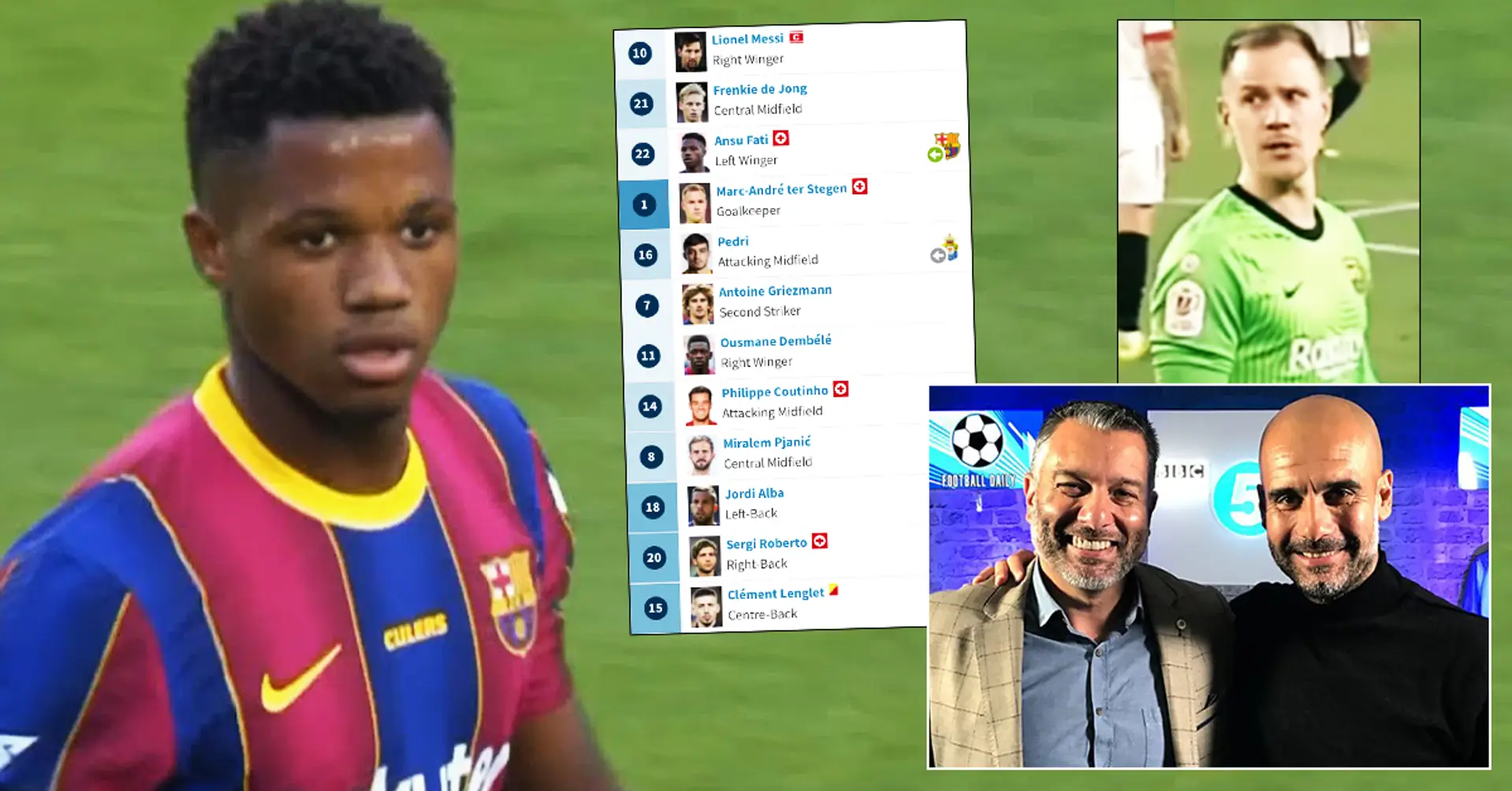 Barca ready to sell Ansu Fati, Ter Stegen, Busquets and 14 other players – revealed by Guillem Balague