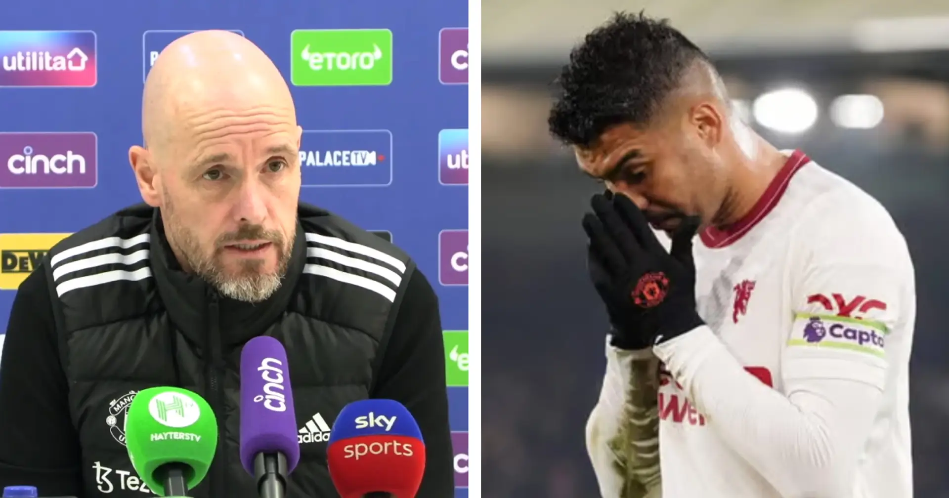 'You can't put this to one player': Erik ten Hag refuses to point fingers after Crystal Palace humiliation