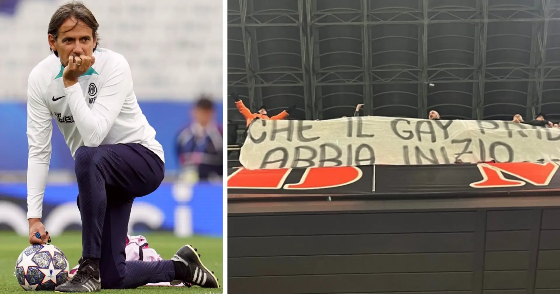 'Fellas, is it gay to win the Scudetto?': AC Milan's ultras slammed for embarrassing banner after 6th loss in a row to Inter Milan