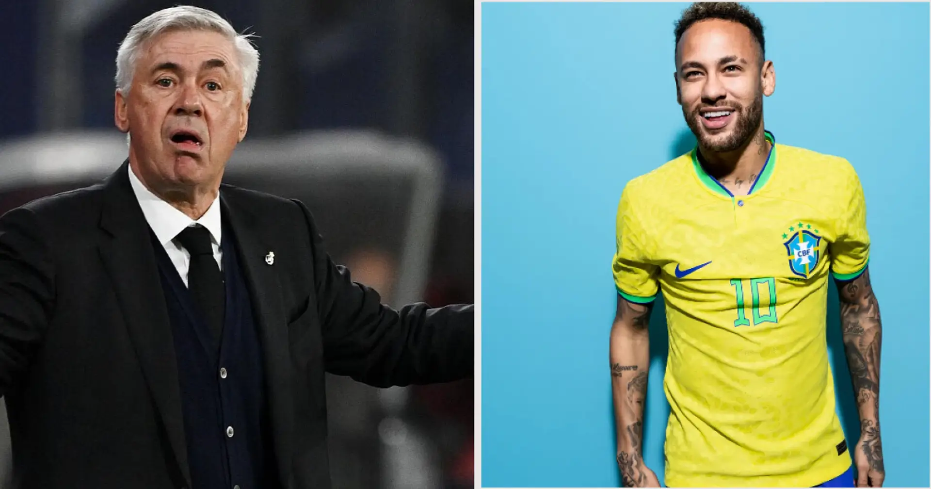 Neymar über Ancelotti in Brasilien: "Carlo hat alles gewonnen und ich bin mir sicher, er wird uns viel beibringen"